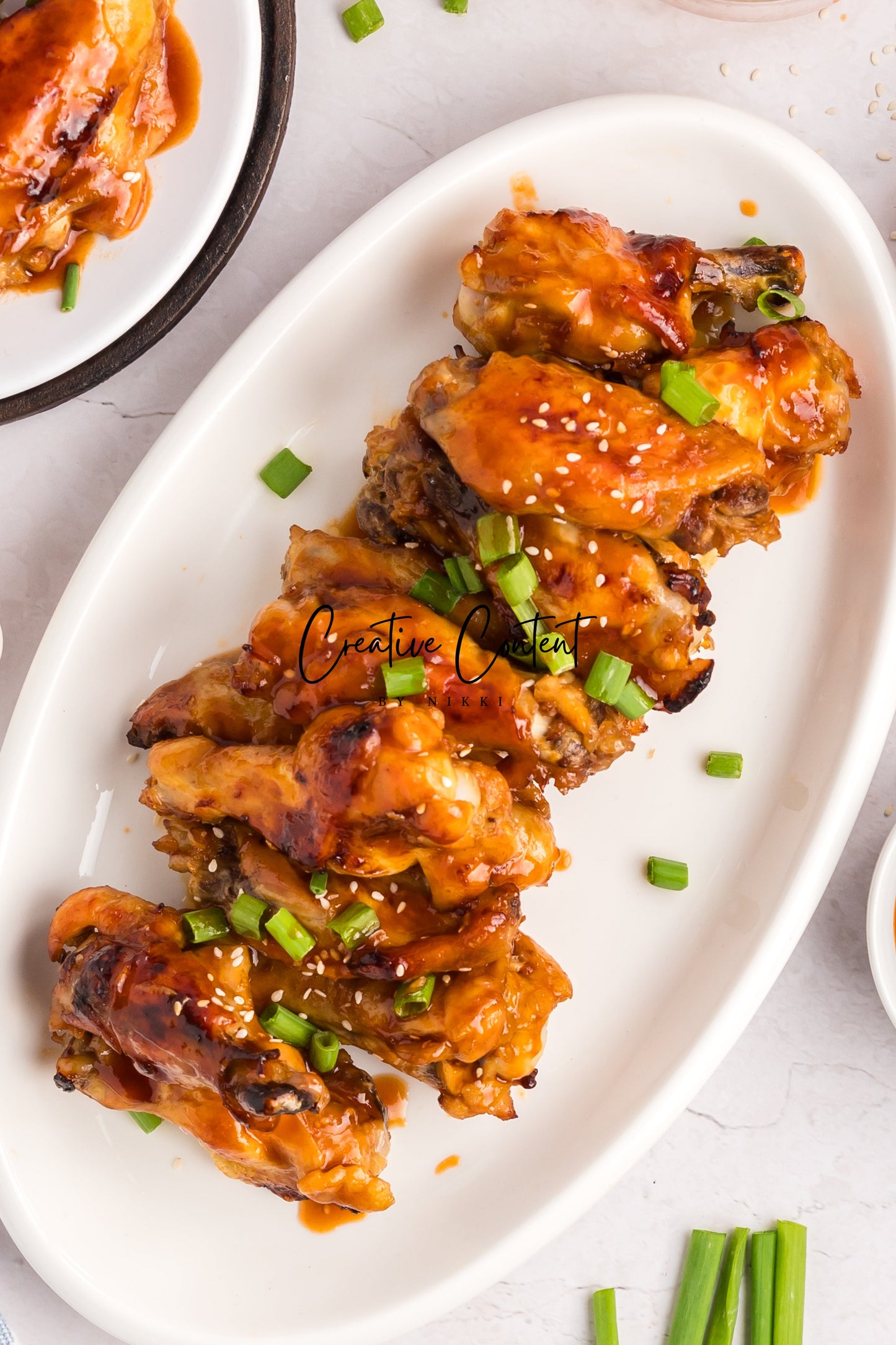 Honey Sticky Chicken Wings - Set 1 of 2