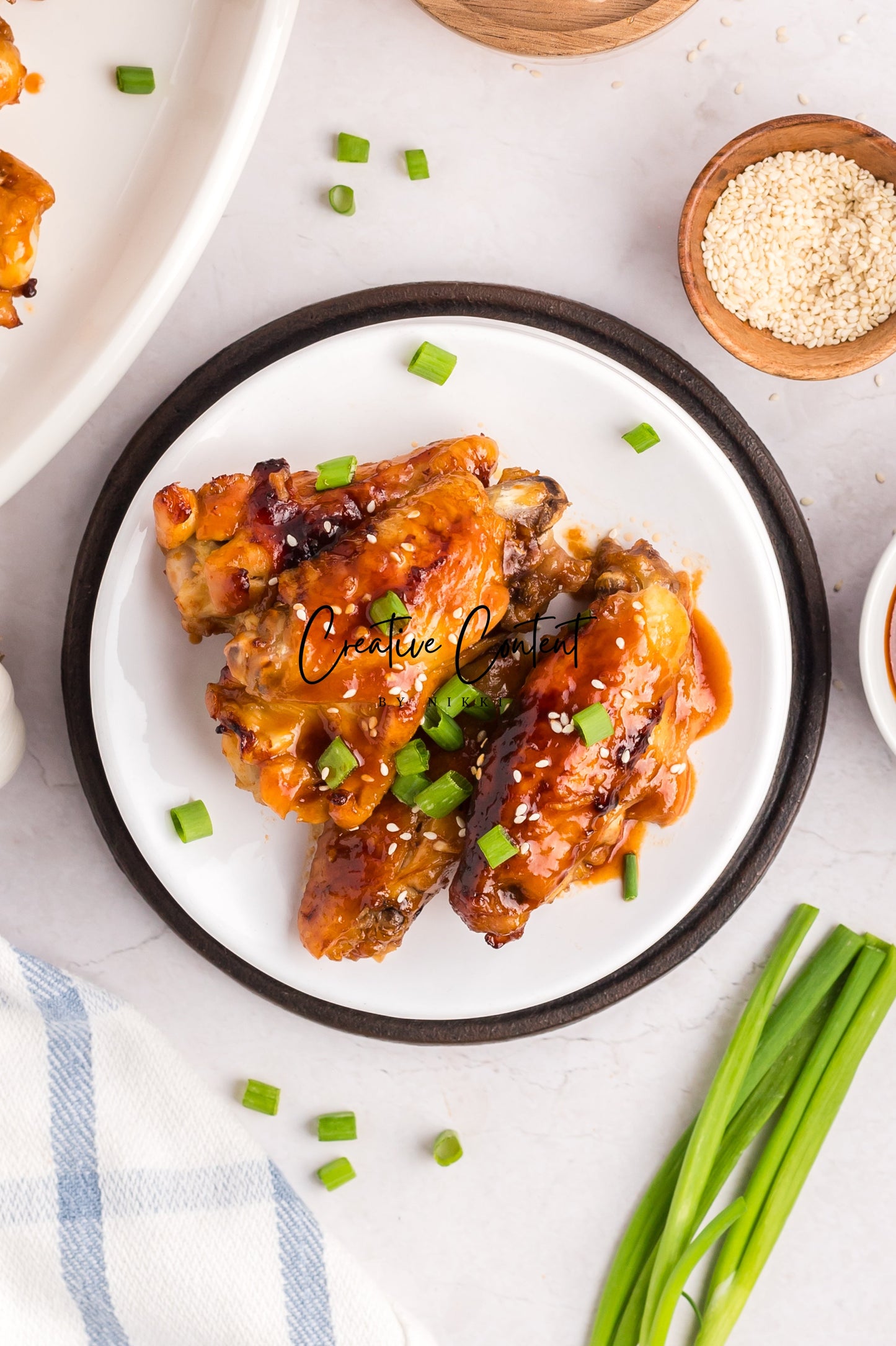 Honey Sticky Chicken Wings - Set 1 of 2