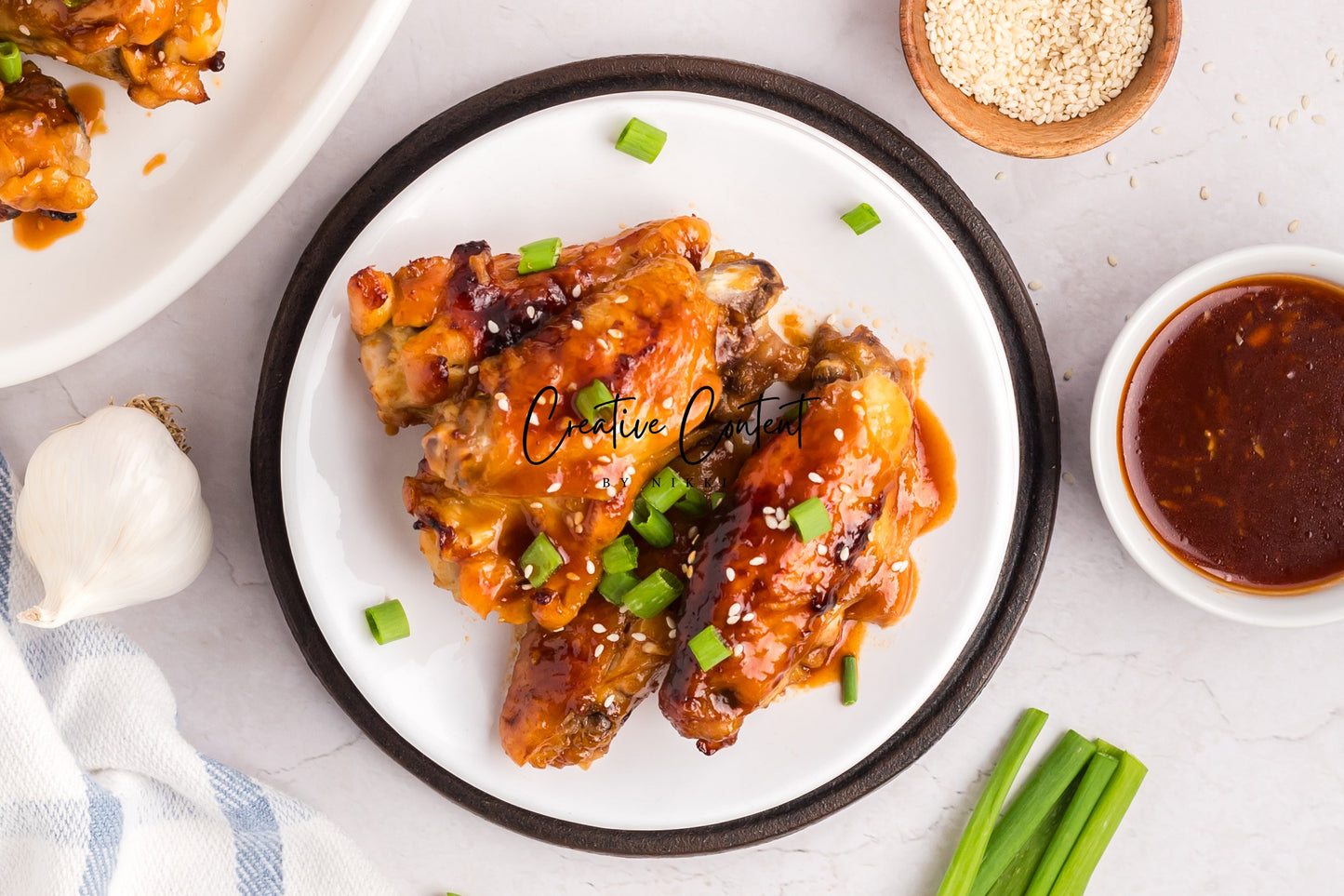 Honey Sticky Chicken Wings - Set 1 of 2