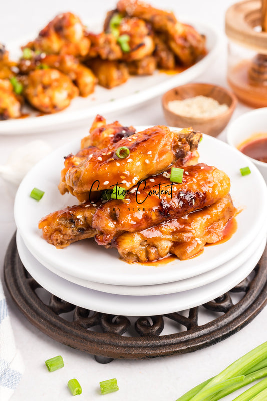 Honey Sticky Chicken Wings - Set 1 of 2