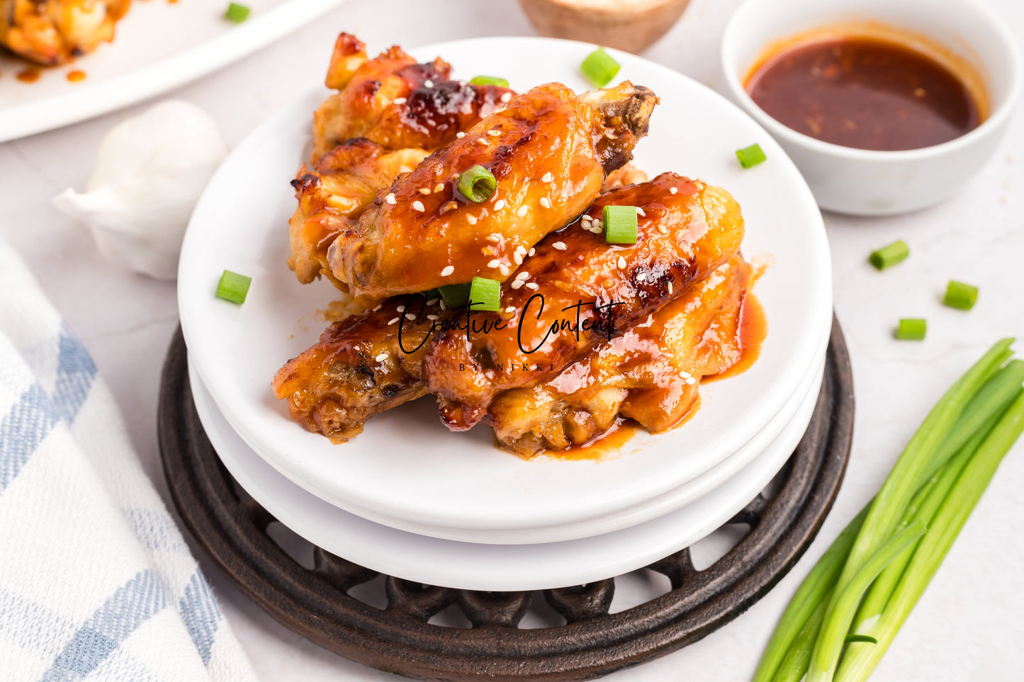 Honey Sticky Chicken Wings - Set 1 of 2