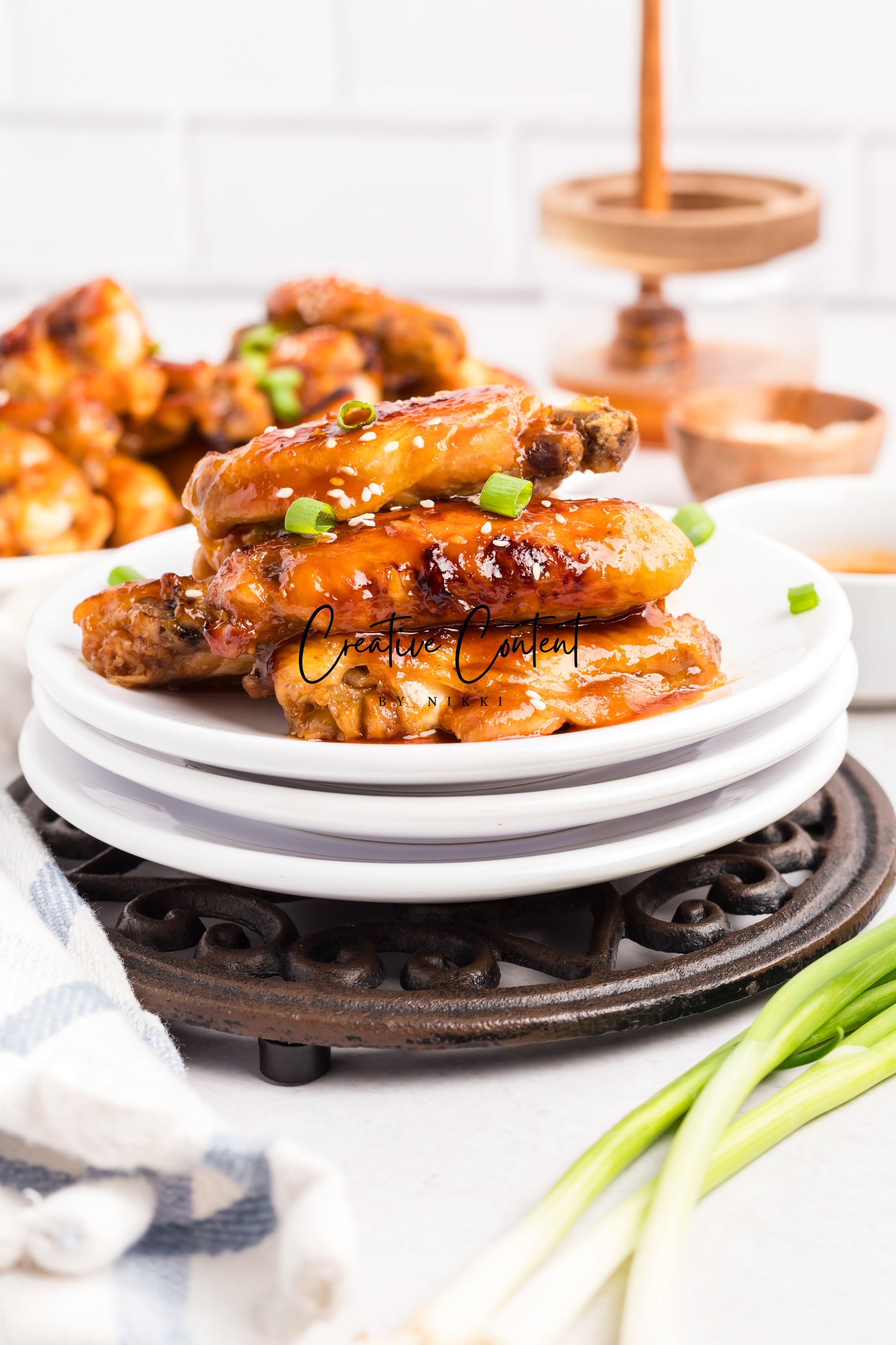 Honey Sticky Chicken Wings - Set 1 of 2