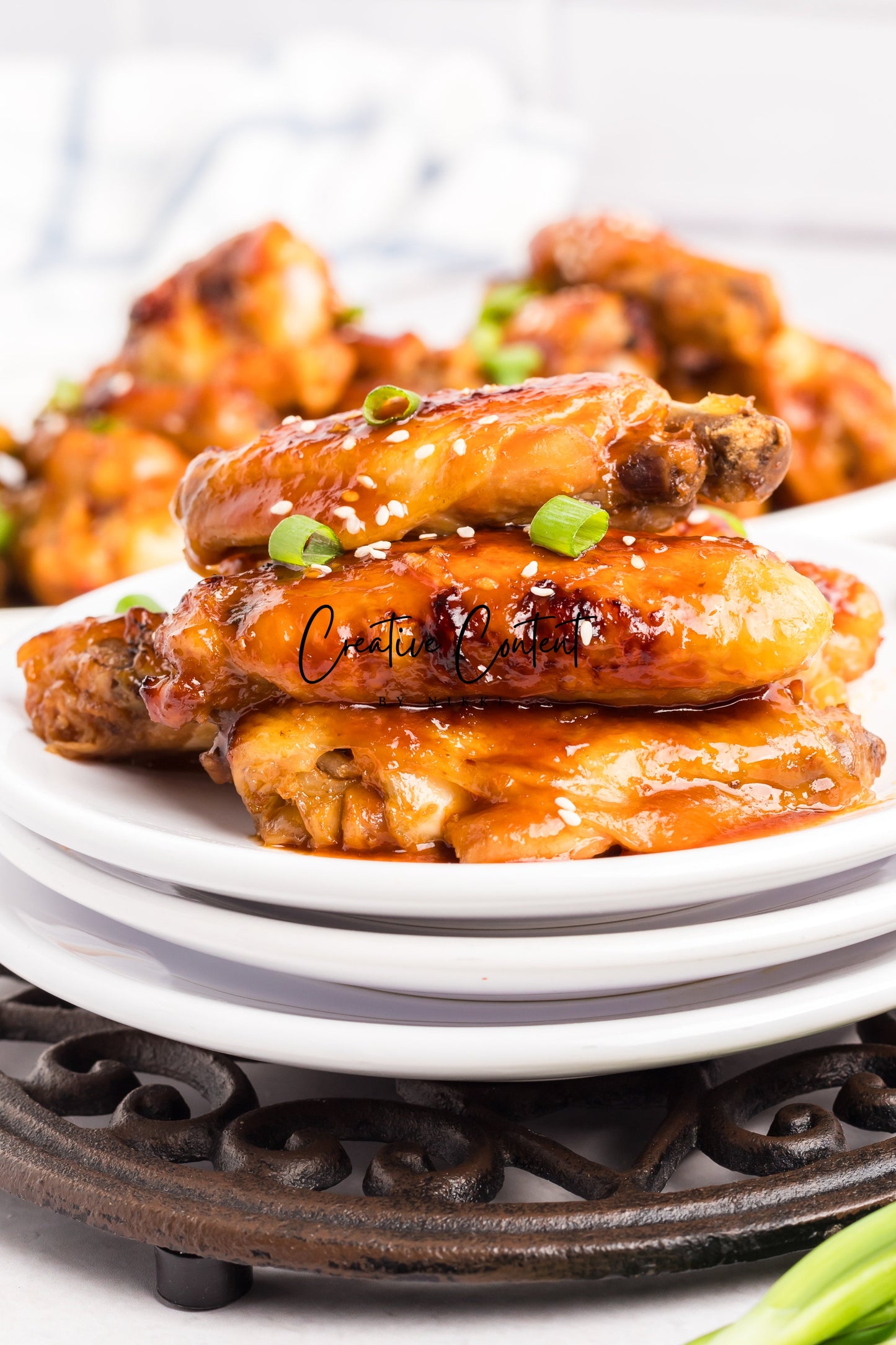Honey Sticky Chicken Wings - Set 1 of 2