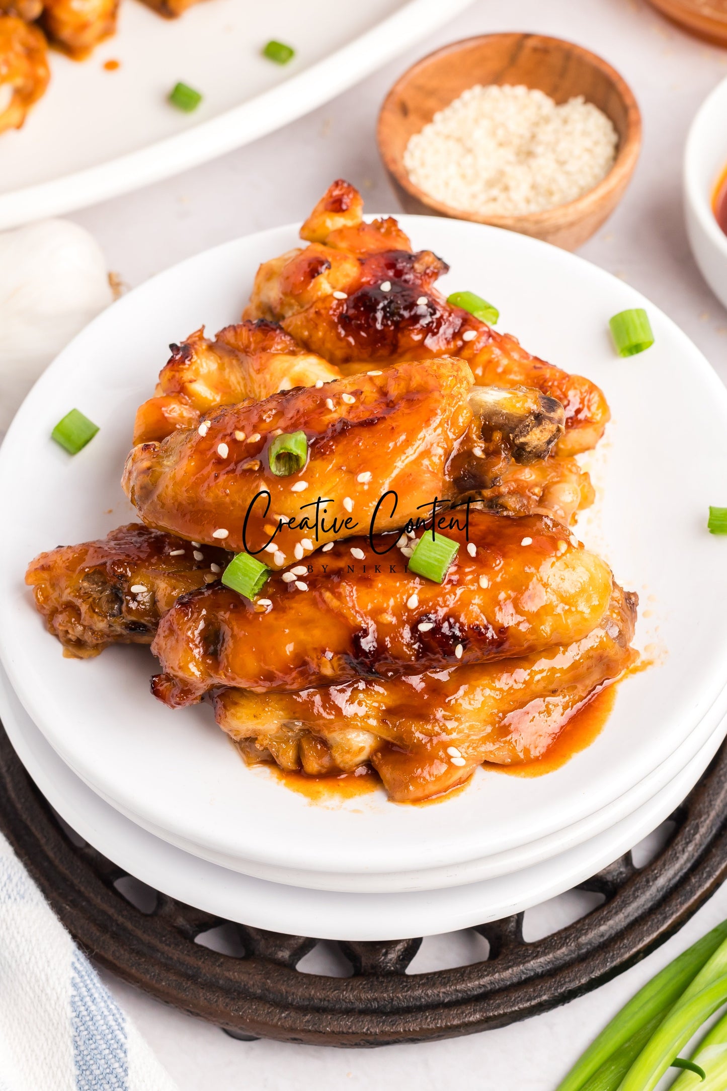 Honey Sticky Chicken Wings - Set 1 of 2