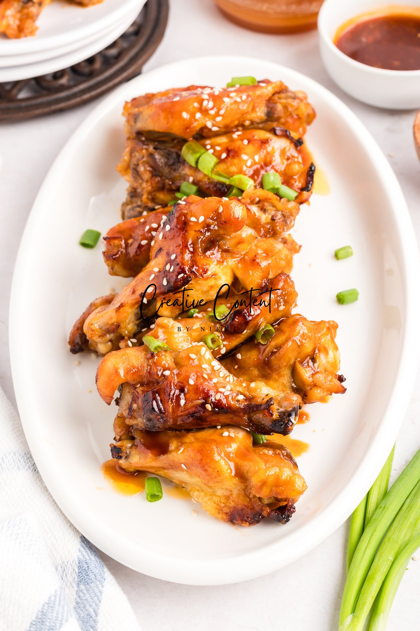Honey Sticky Chicken Wings - Set 1 of 2