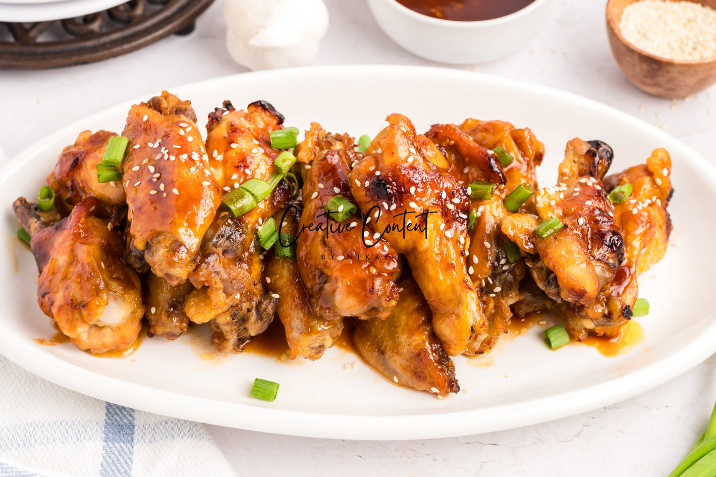 Honey Sticky Chicken Wings - Set 1 of 2