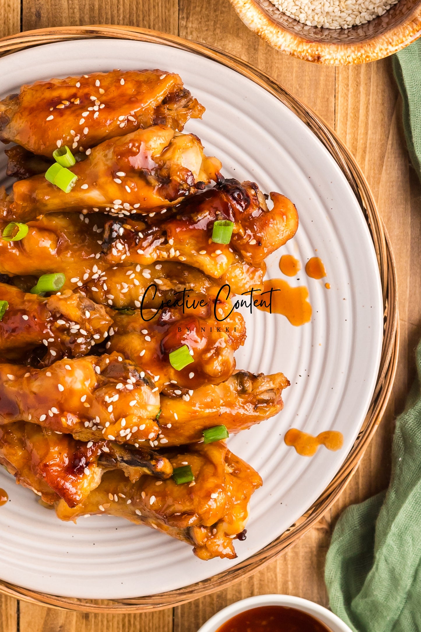 Honey Sticky Chicken Wings - Set 2 of 2