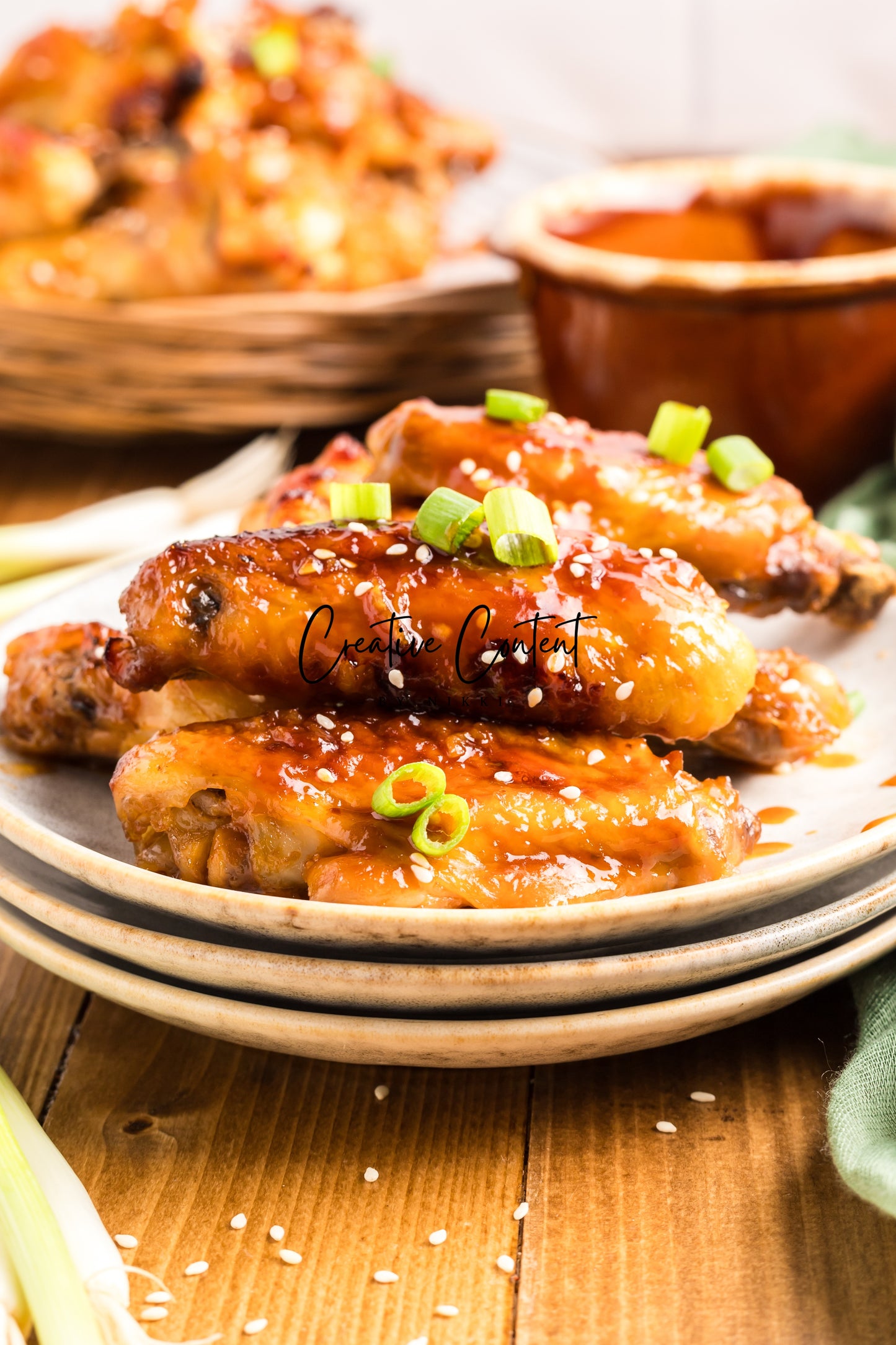 Honey Sticky Chicken Wings - Set 2 of 2