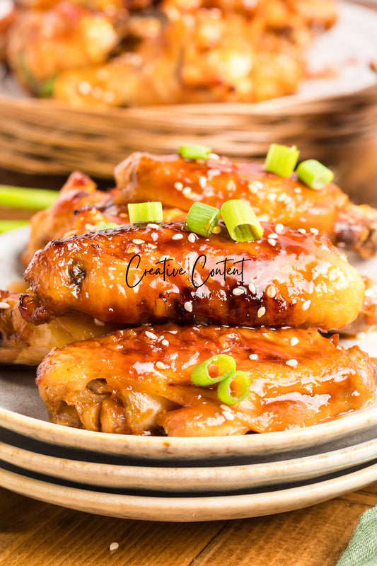 Honey Sticky Chicken Wings - Set 2 of 2