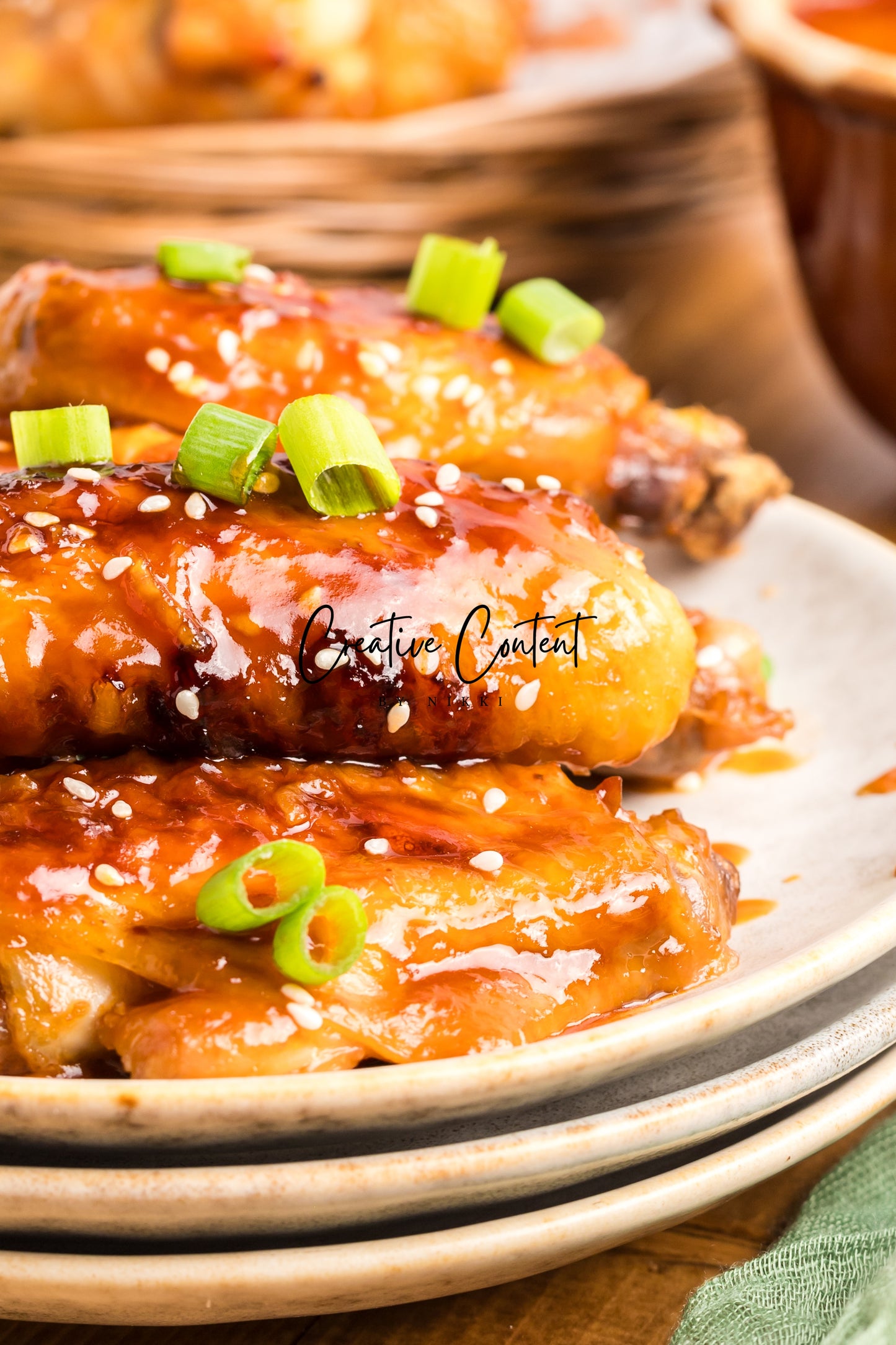Honey Sticky Chicken Wings - Set 2 of 2