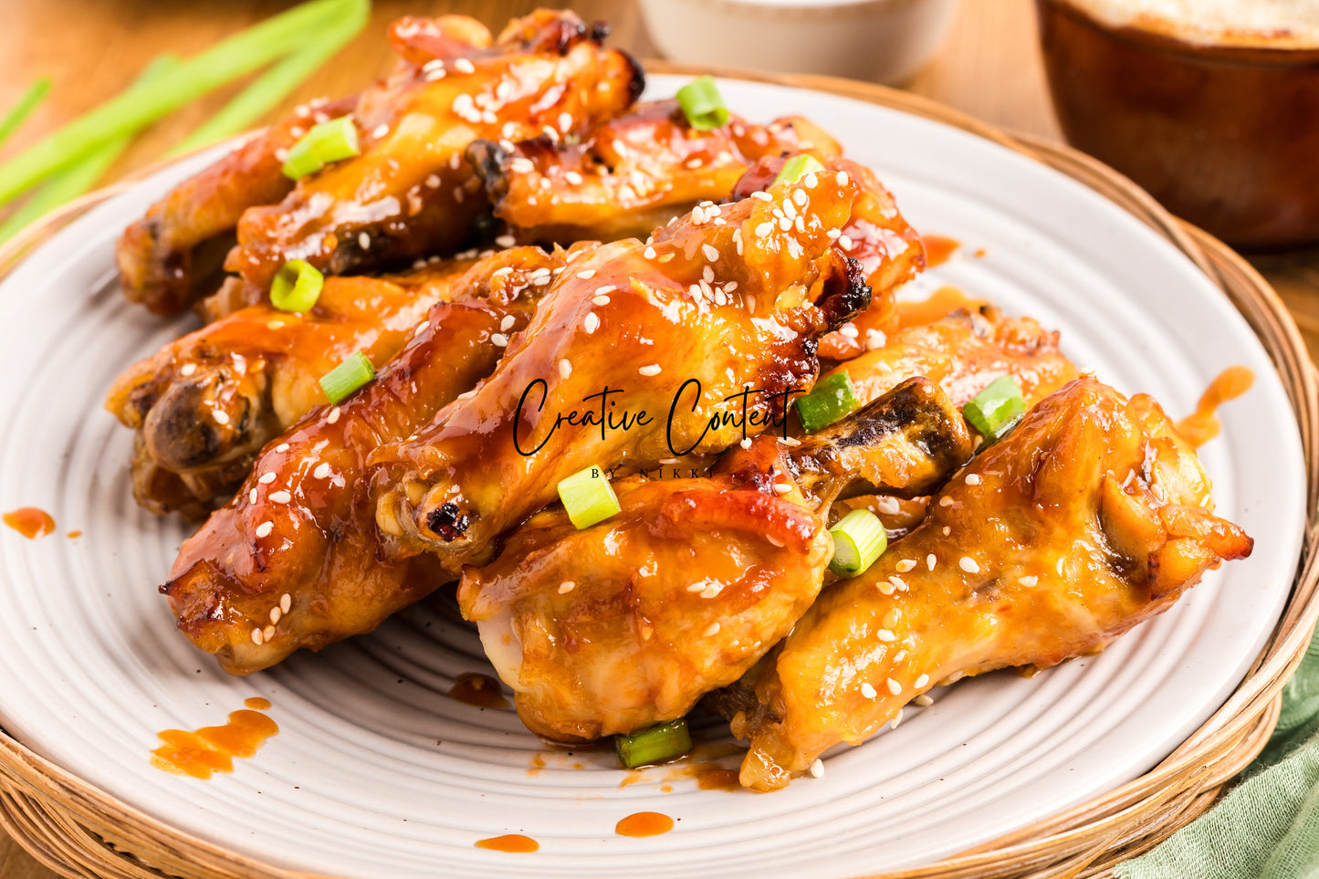 Honey Sticky Chicken Wings - Set 2 of 2
