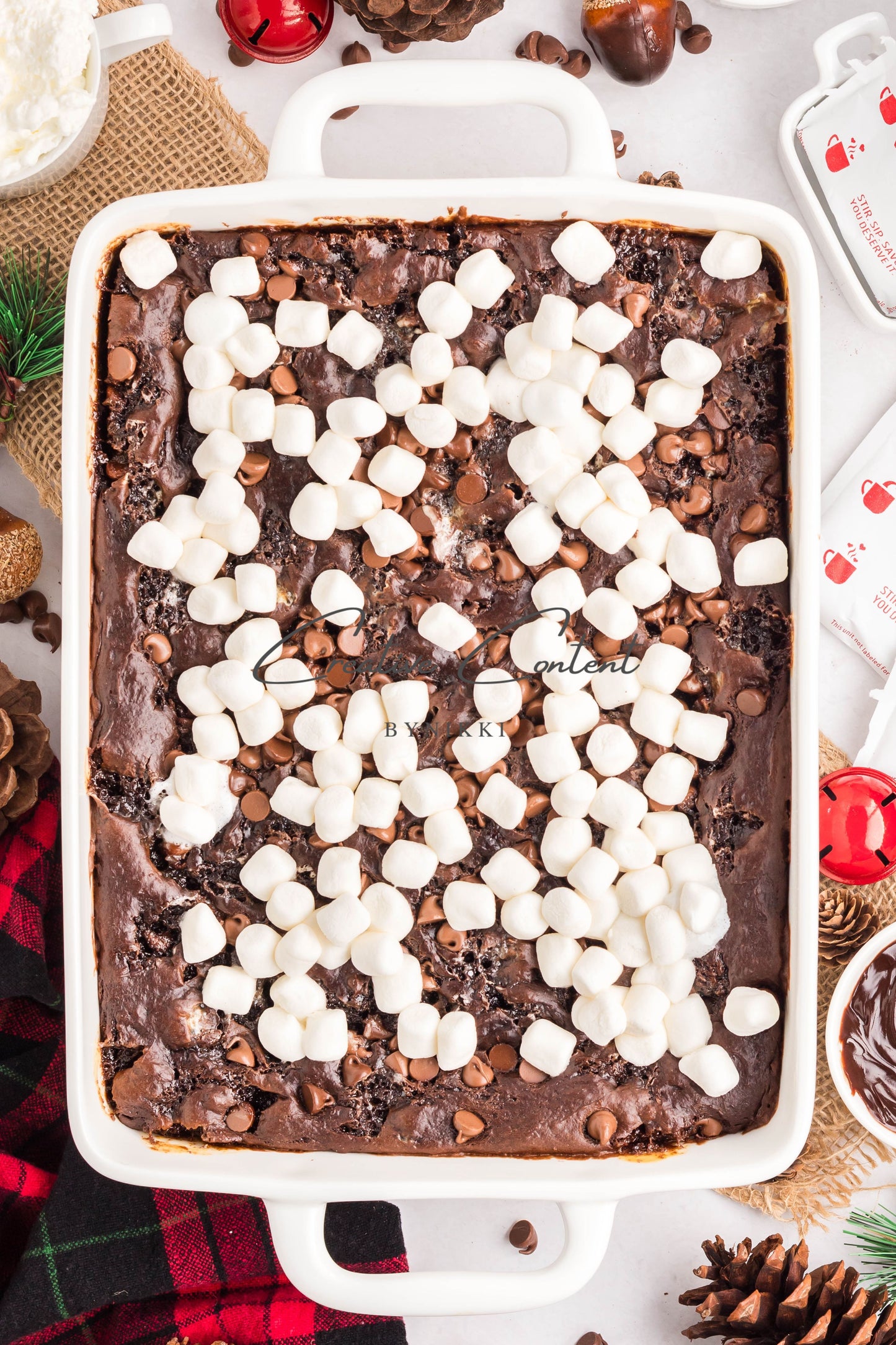 Hot Chocolate Dump Cake - Exclusive