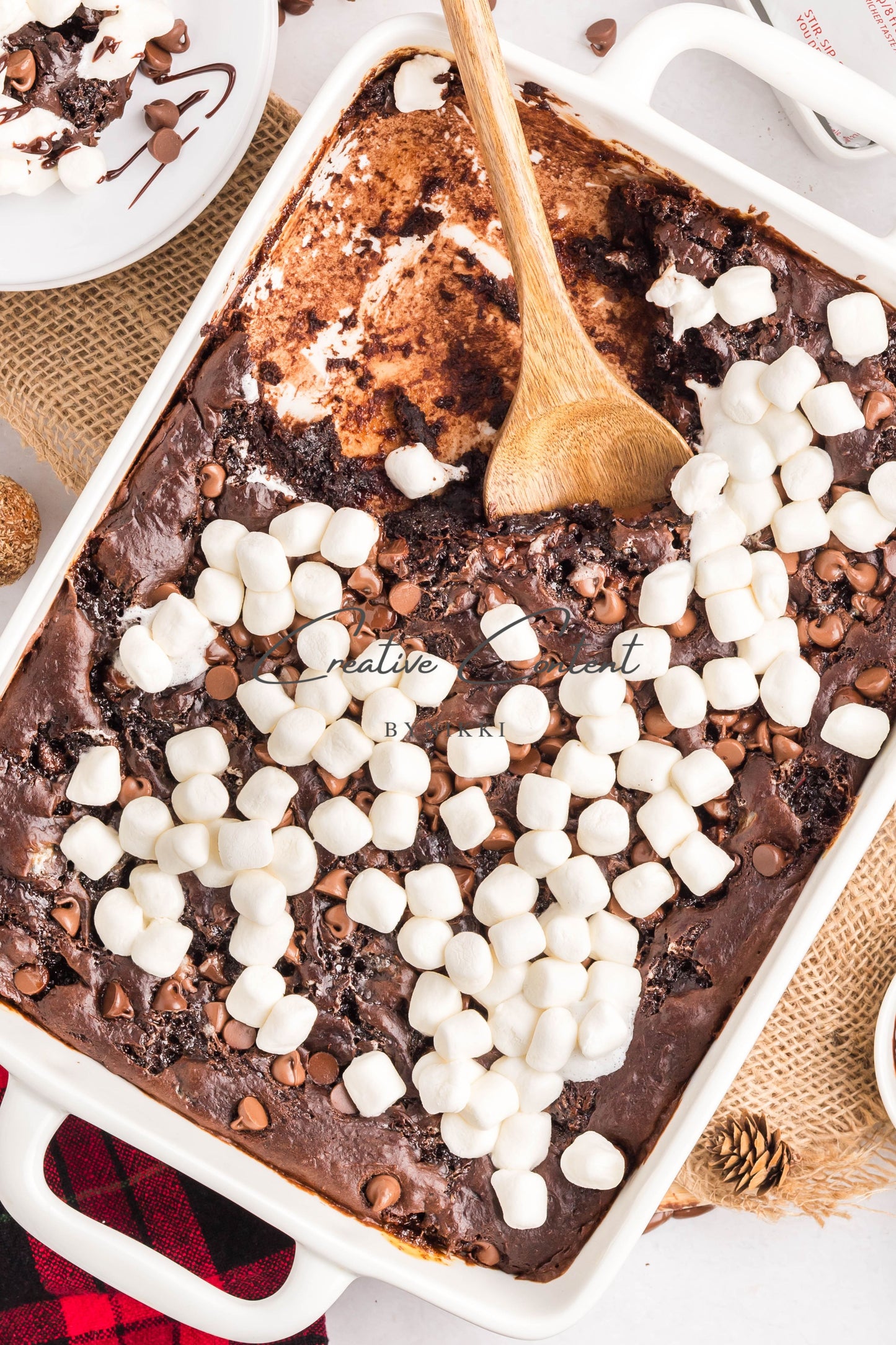 Hot Chocolate Dump Cake - Exclusive