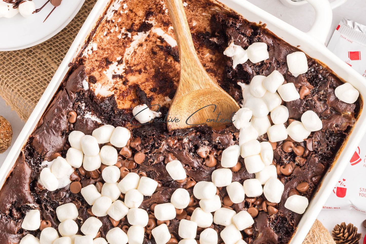 Hot Chocolate Dump Cake - Exclusive