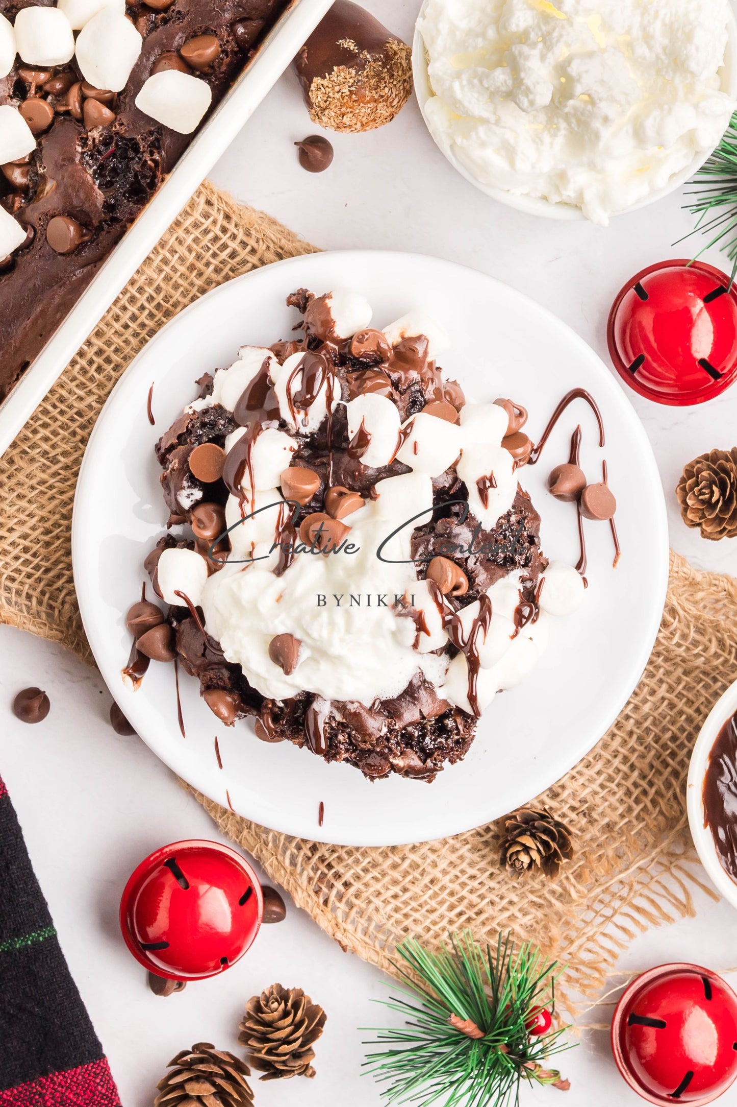Hot Chocolate Dump Cake - Exclusive