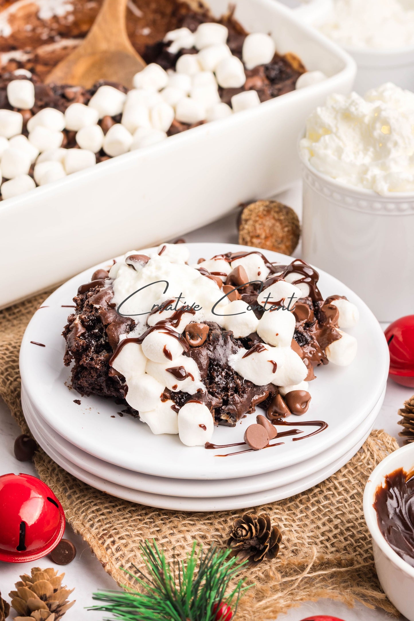 Hot Chocolate Dump Cake - Exclusive