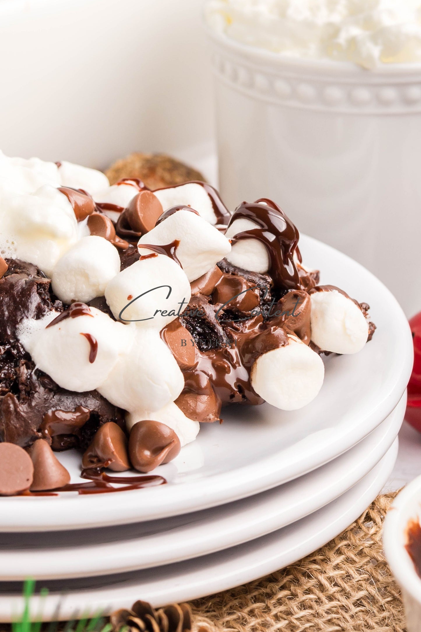 Hot Chocolate Dump Cake - Exclusive