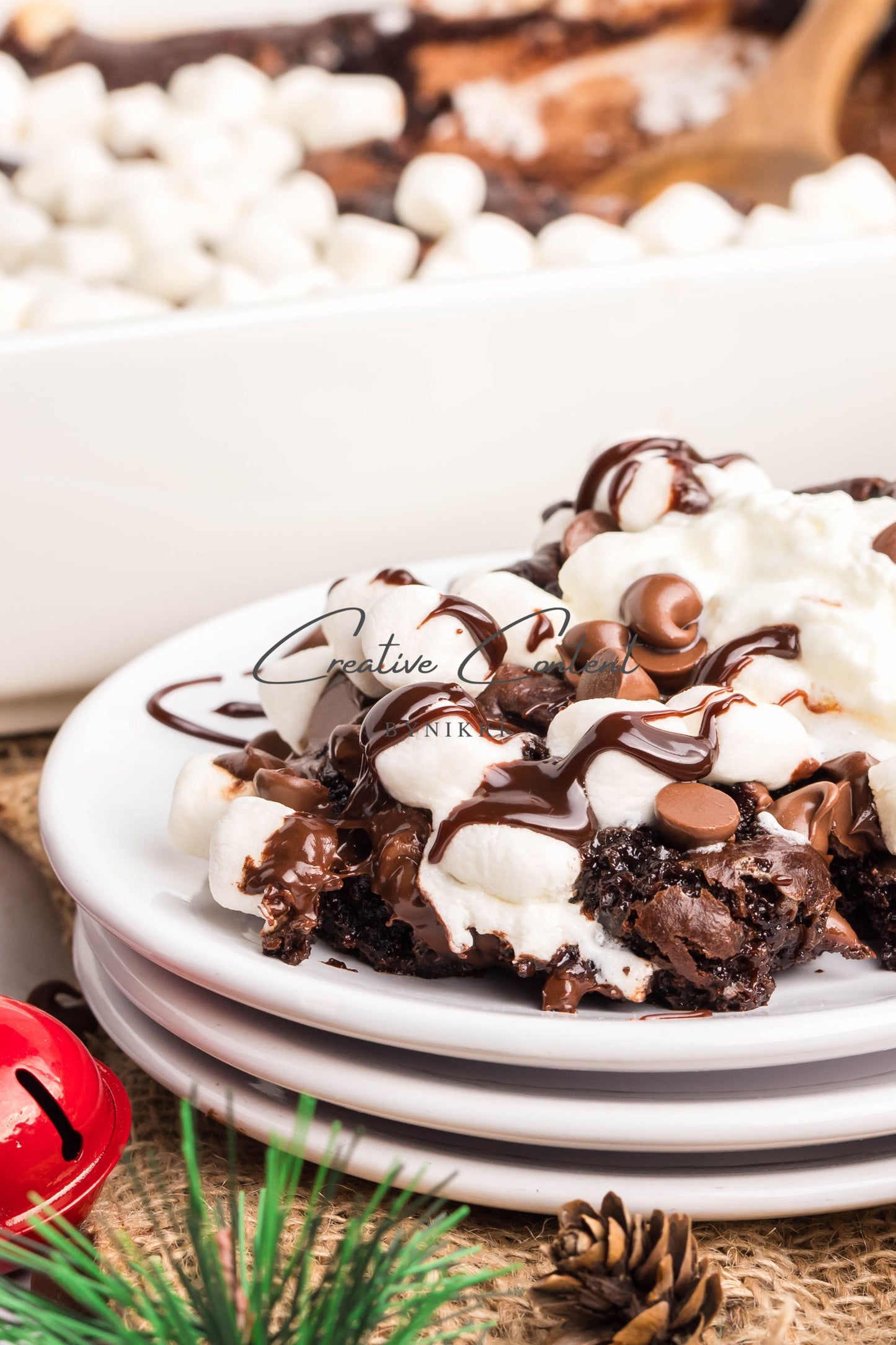 Hot Chocolate Dump Cake - Exclusive