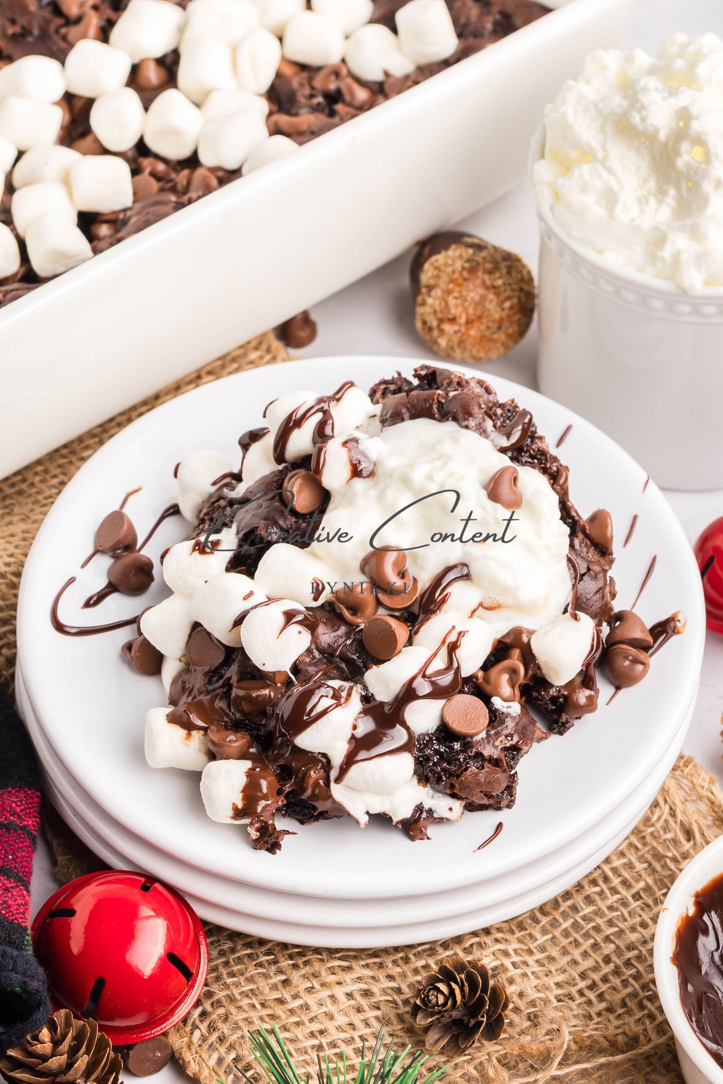Hot Chocolate Dump Cake - Exclusive