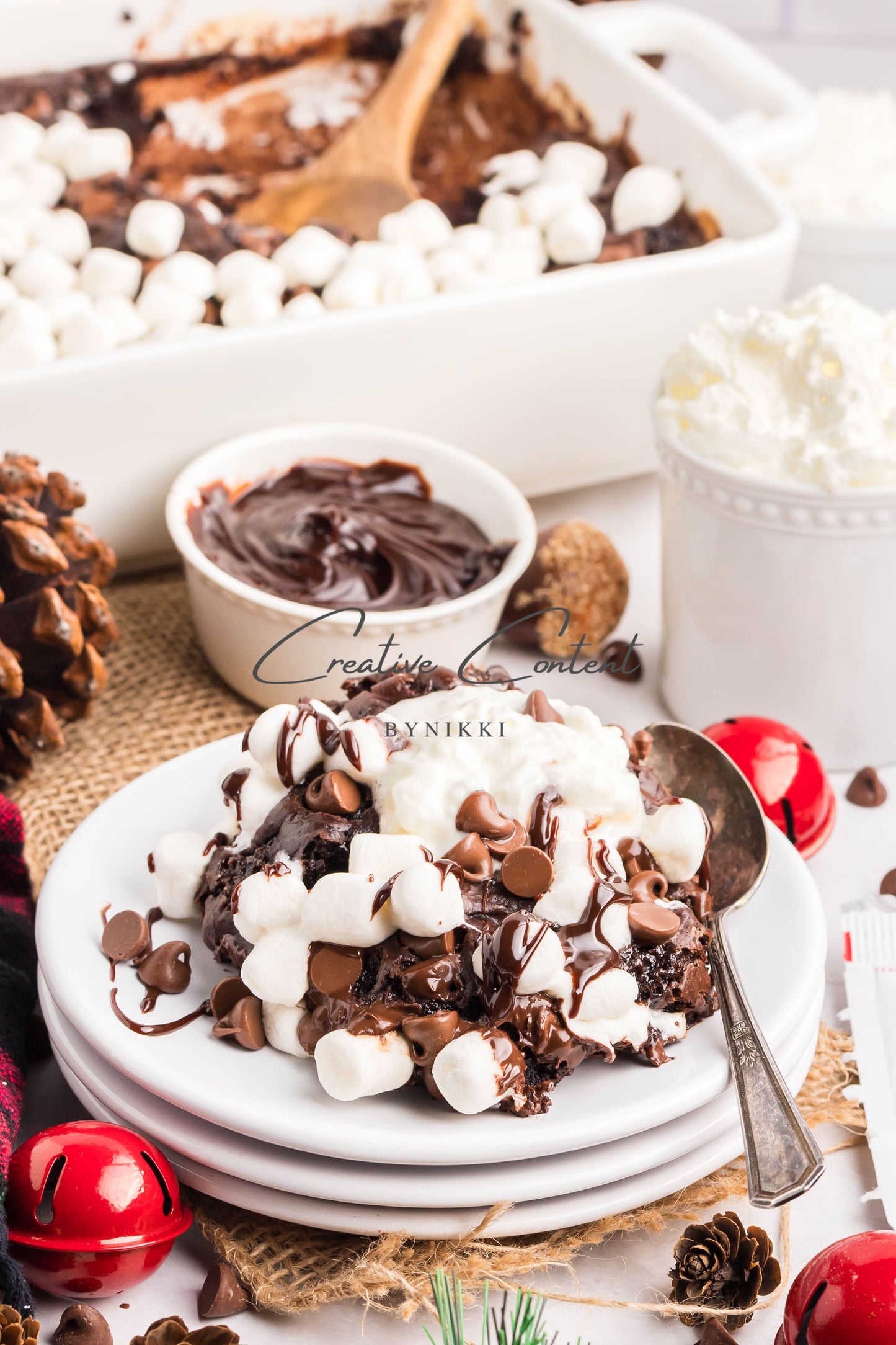 Hot Chocolate Dump Cake - Exclusive