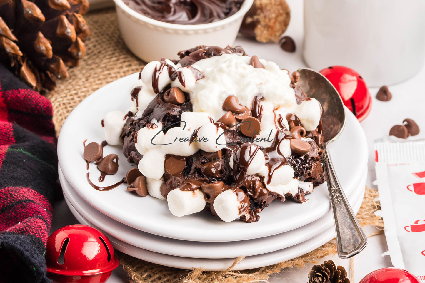 Hot Chocolate Dump Cake - Exclusive