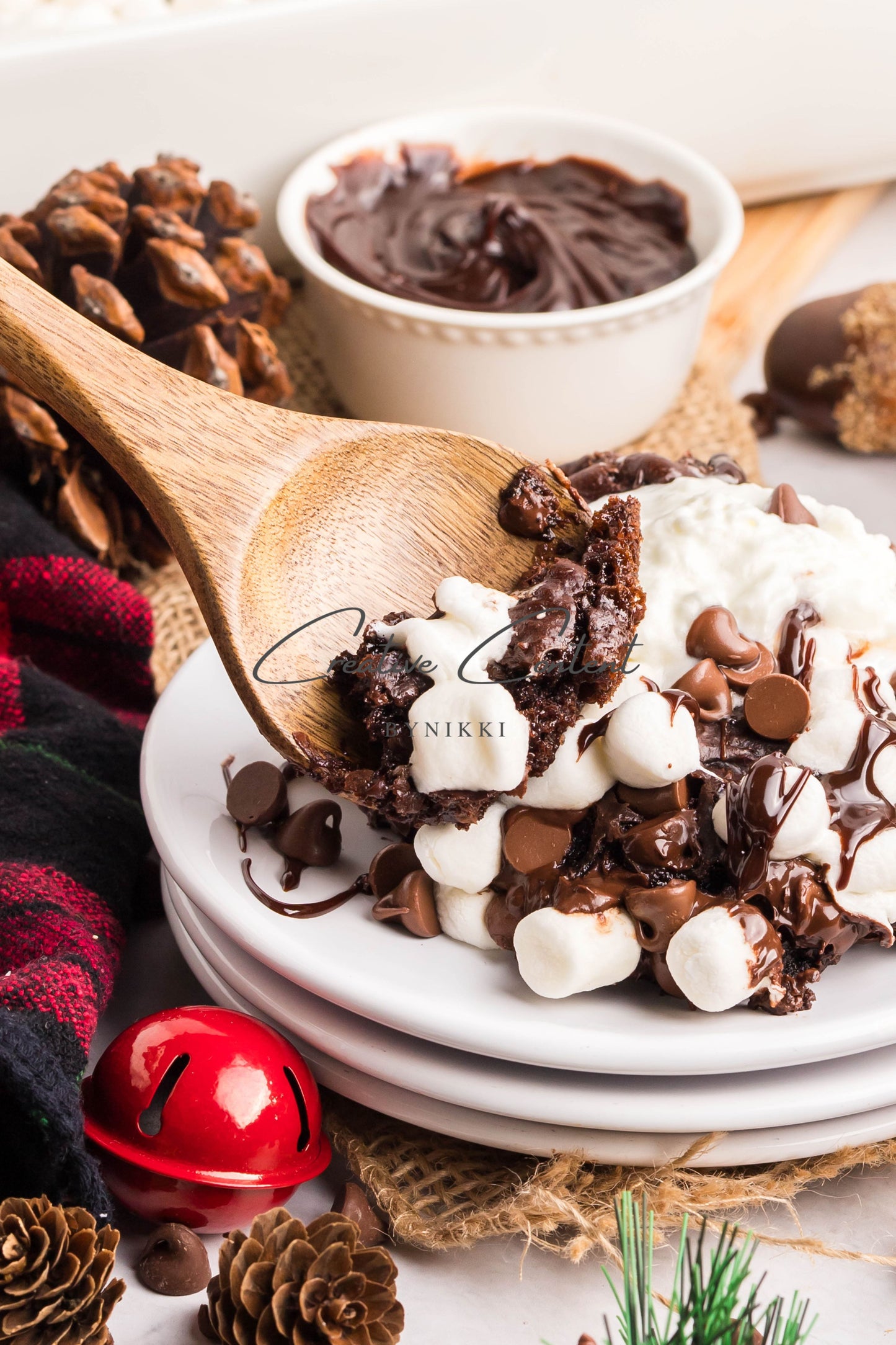 Hot Chocolate Dump Cake - Exclusive