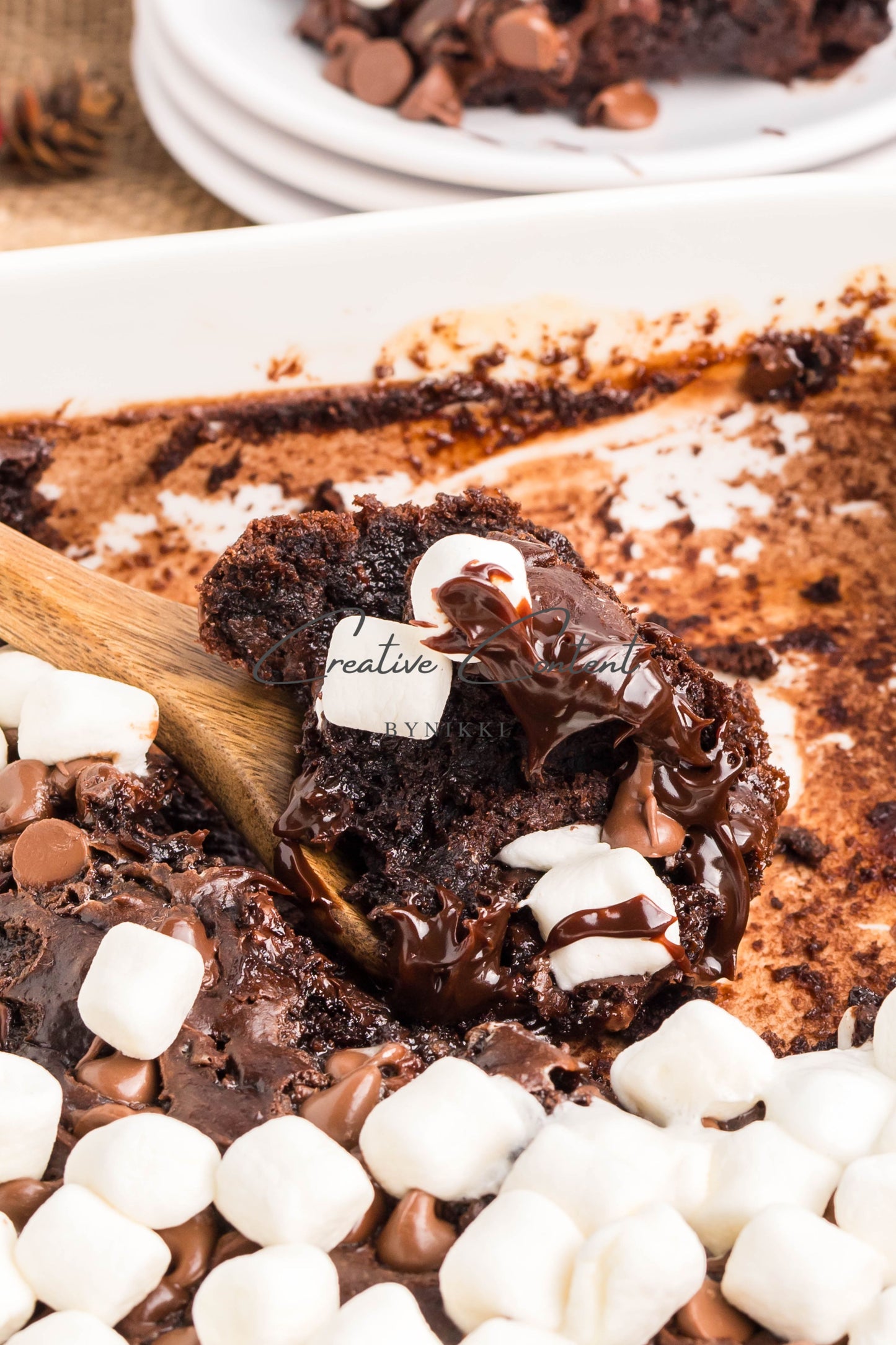 Hot Chocolate Dump Cake - Exclusive