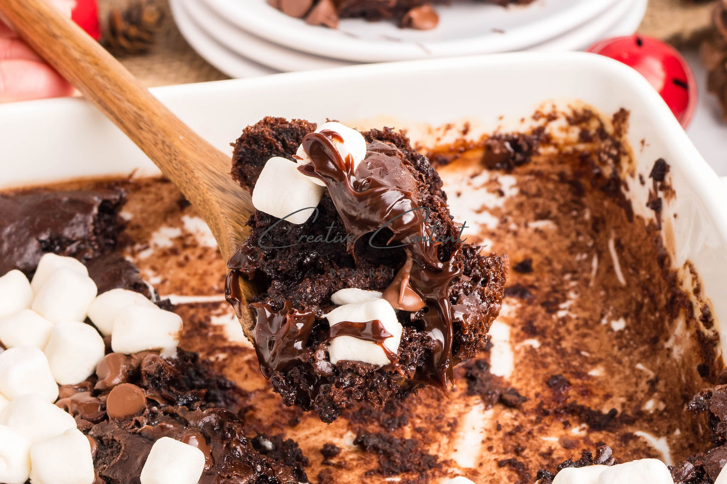 Hot Chocolate Dump Cake - Exclusive