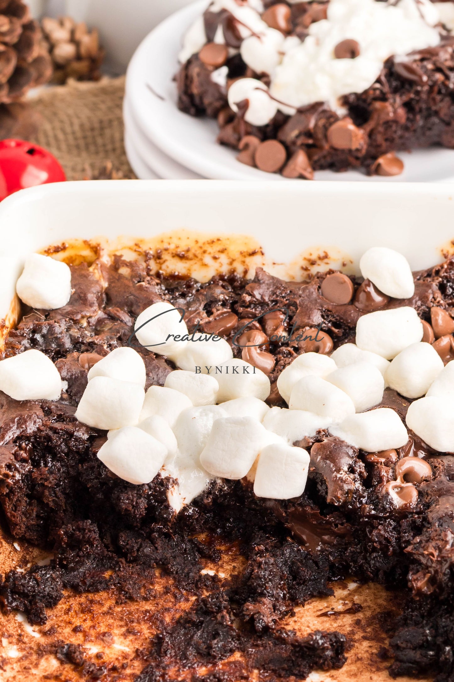Hot Chocolate Dump Cake - Exclusive
