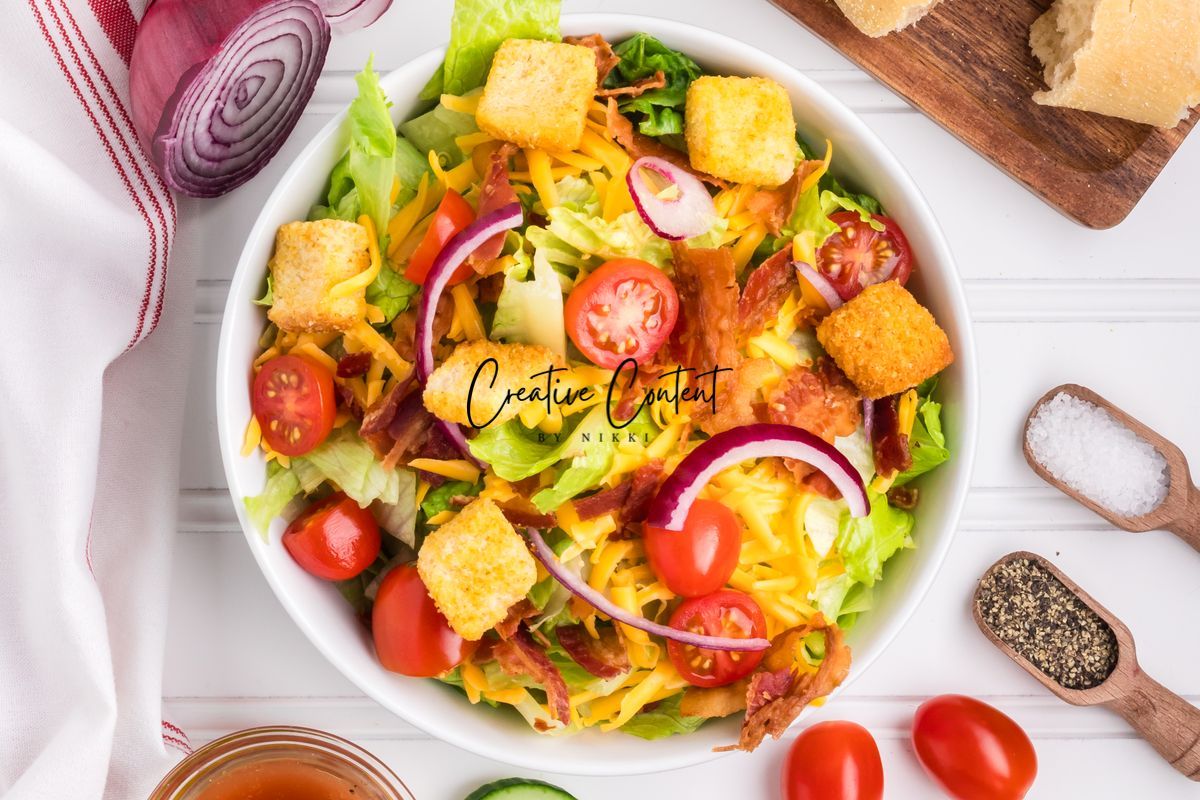 House Salad + Homemade Vinaigrette - Set 2 of 2