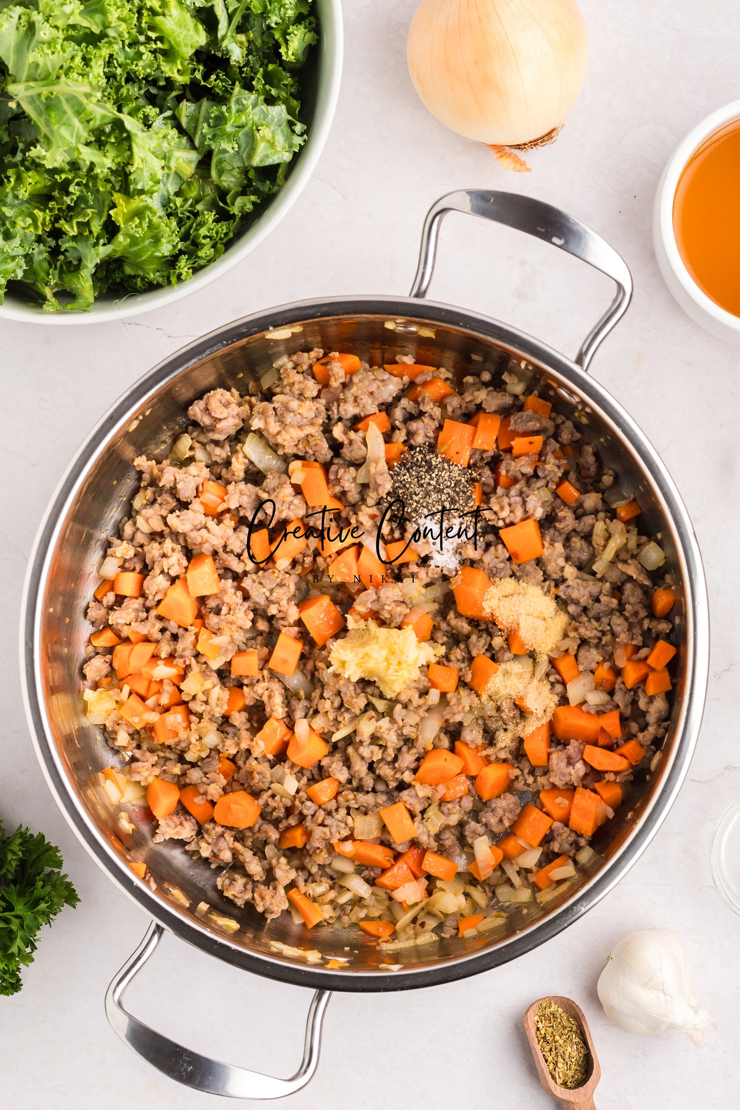 Kale and White Bean Sausage Soup - Exclusive