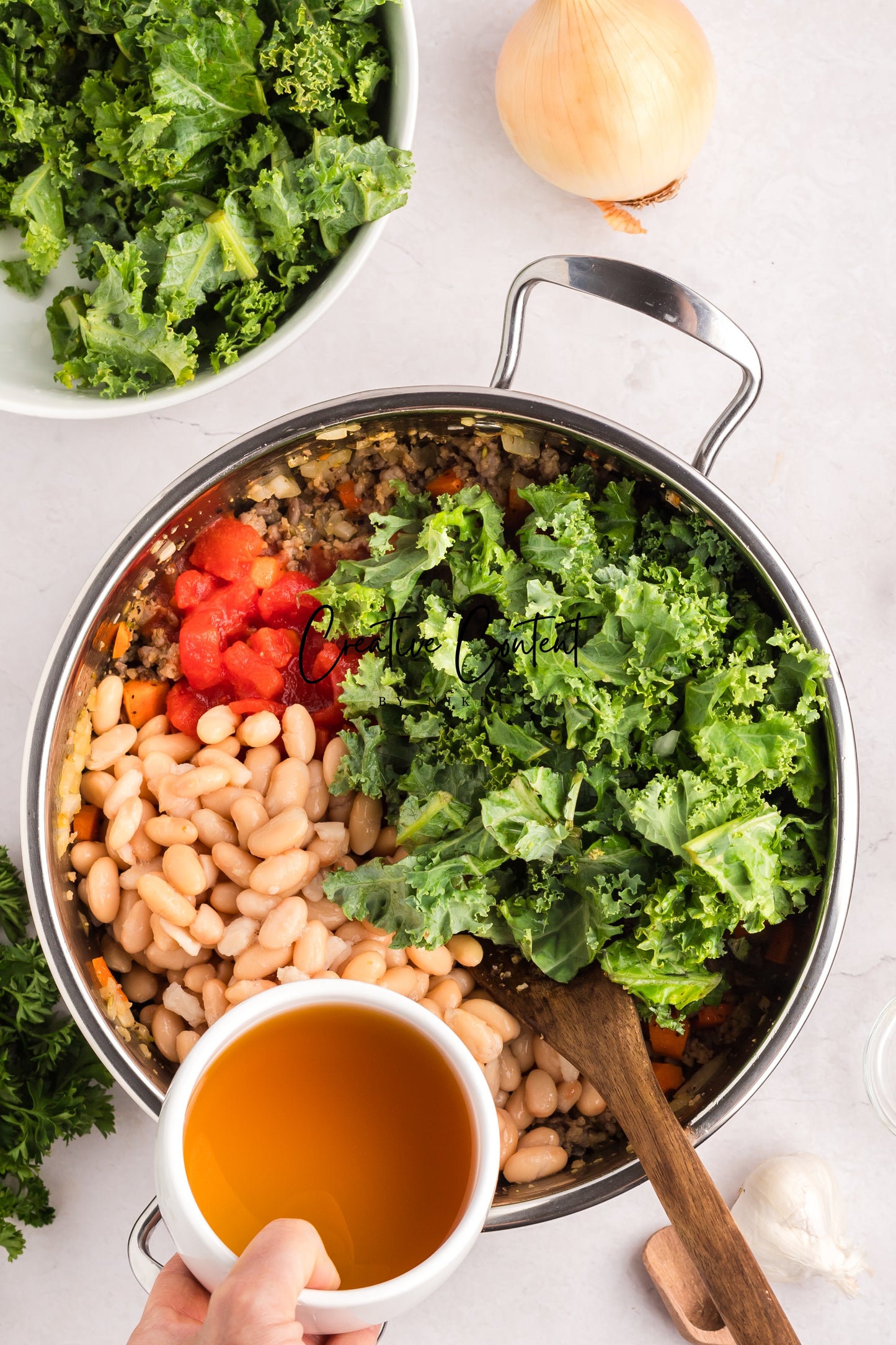 Kale and White Bean Sausage Soup - Exclusive