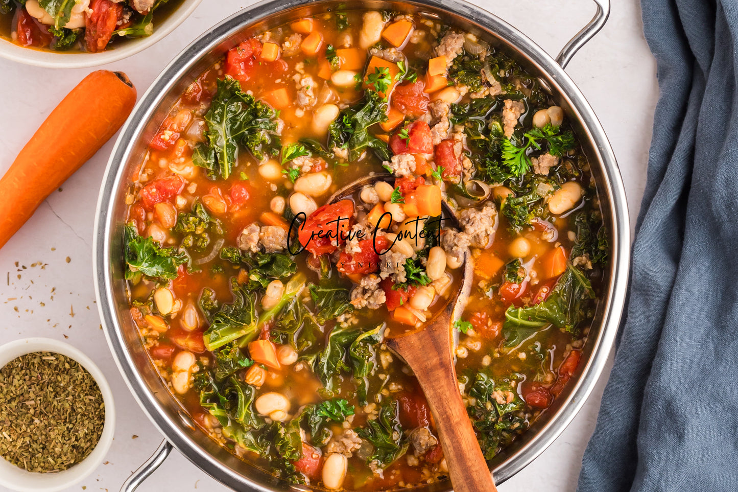 Kale and White Bean Sausage Soup - Exclusive