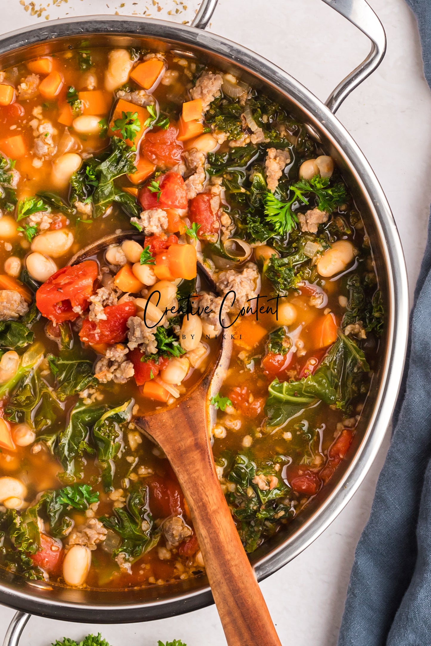 Kale and White Bean Sausage Soup - Exclusive