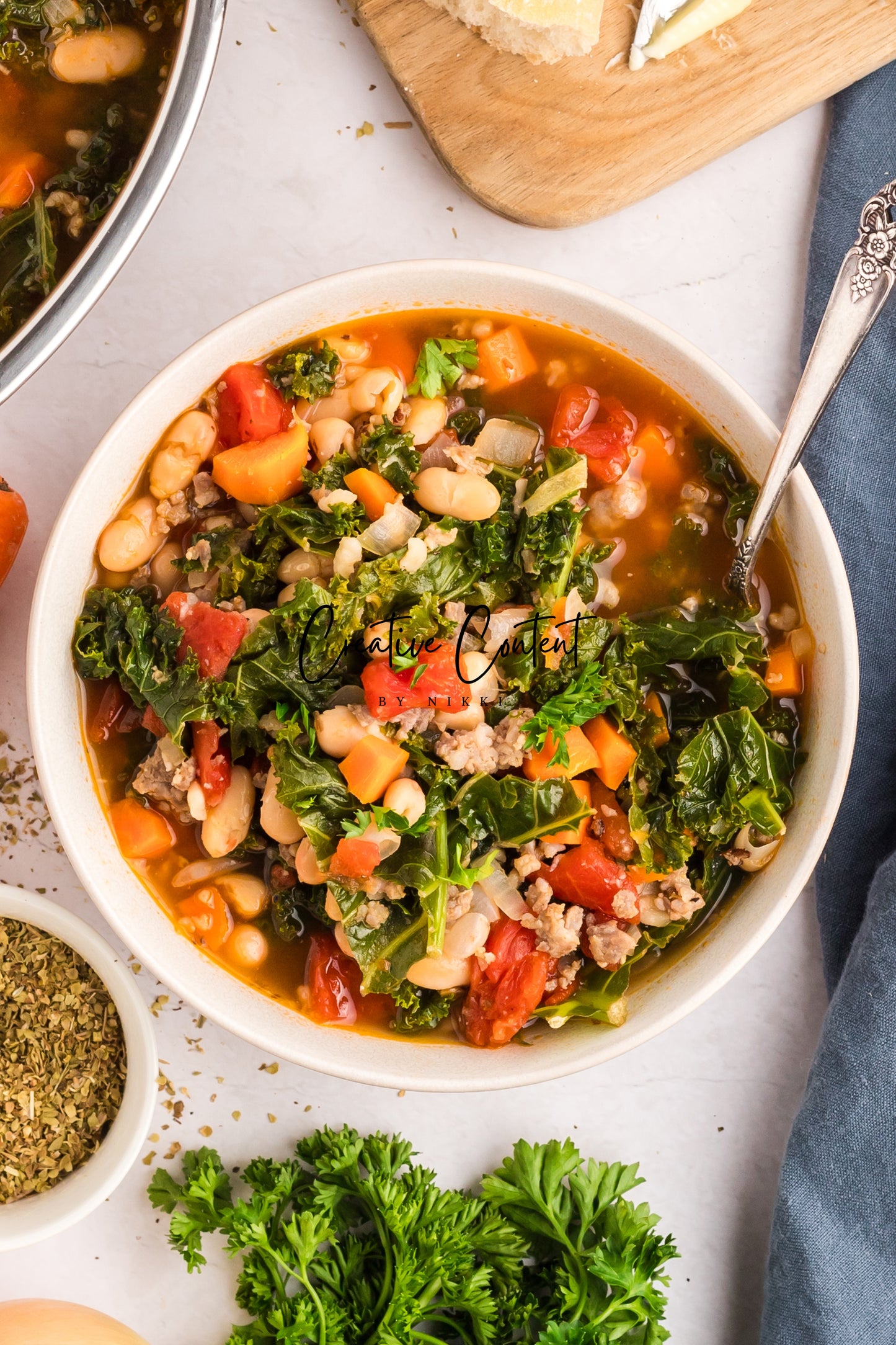 Kale and White Bean Sausage Soup - Exclusive