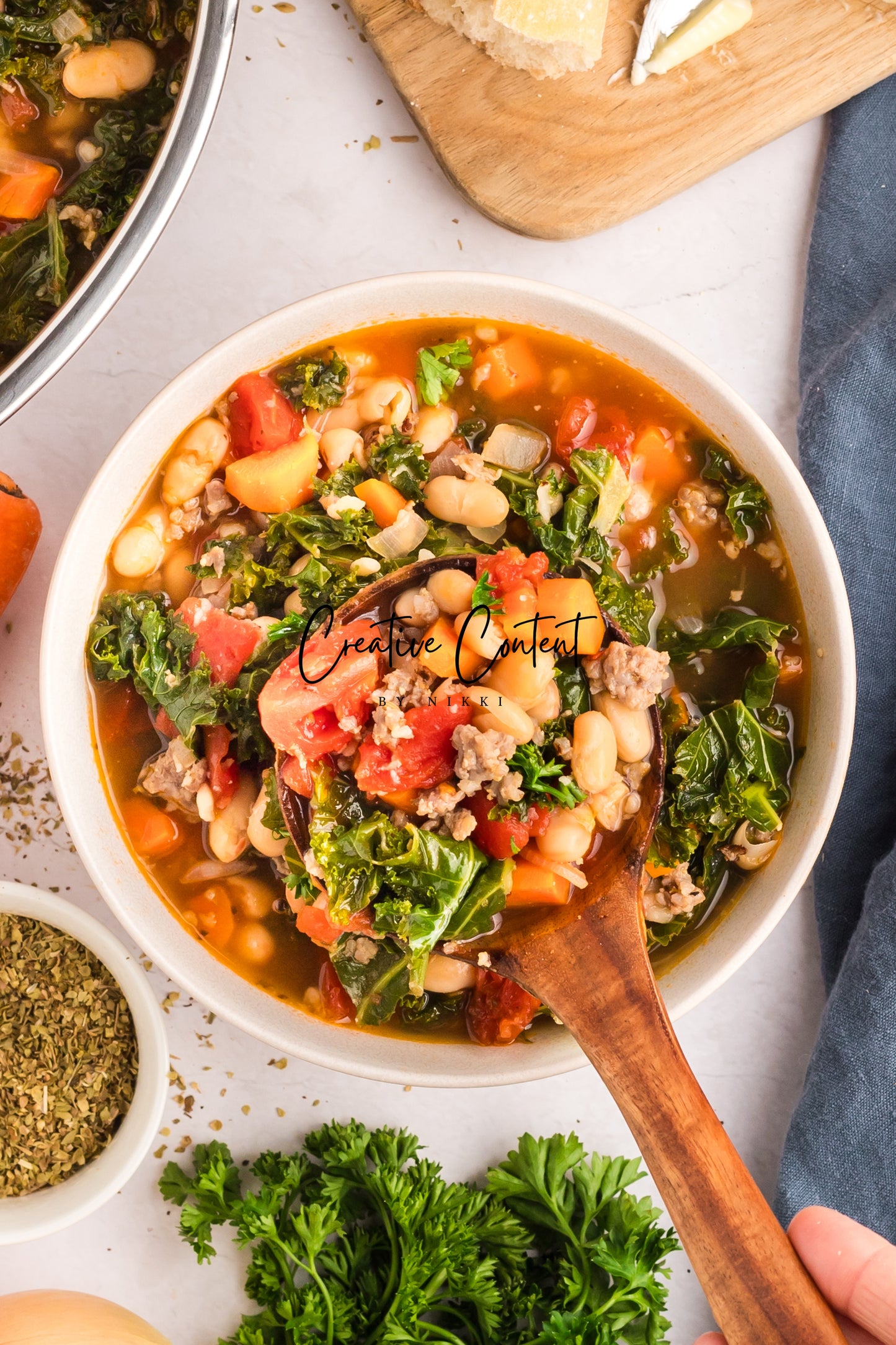 Kale and White Bean Sausage Soup - Exclusive