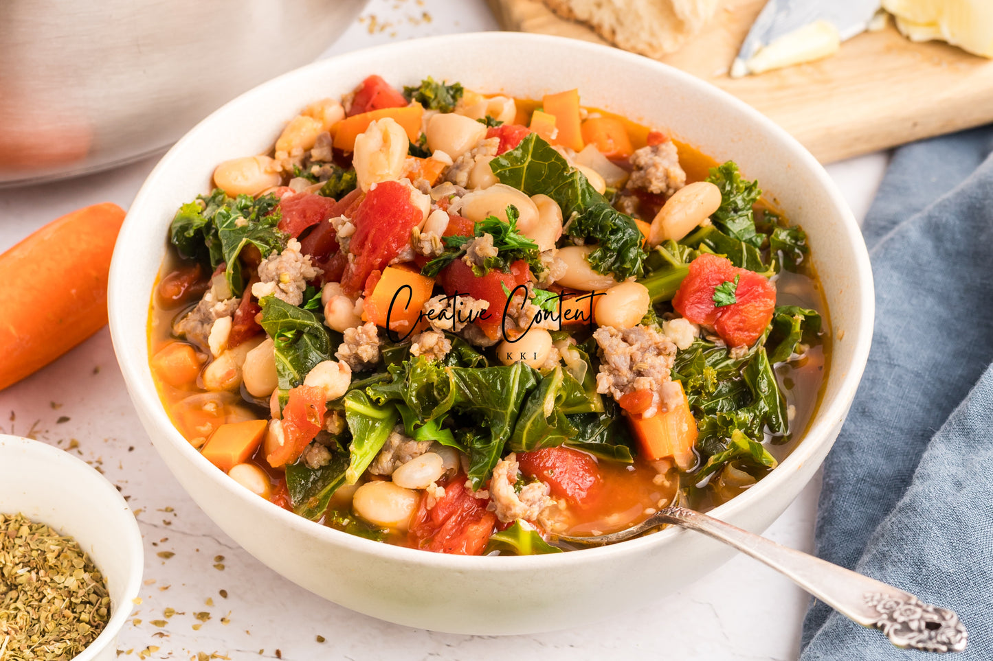 Kale and White Bean Sausage Soup - Exclusive
