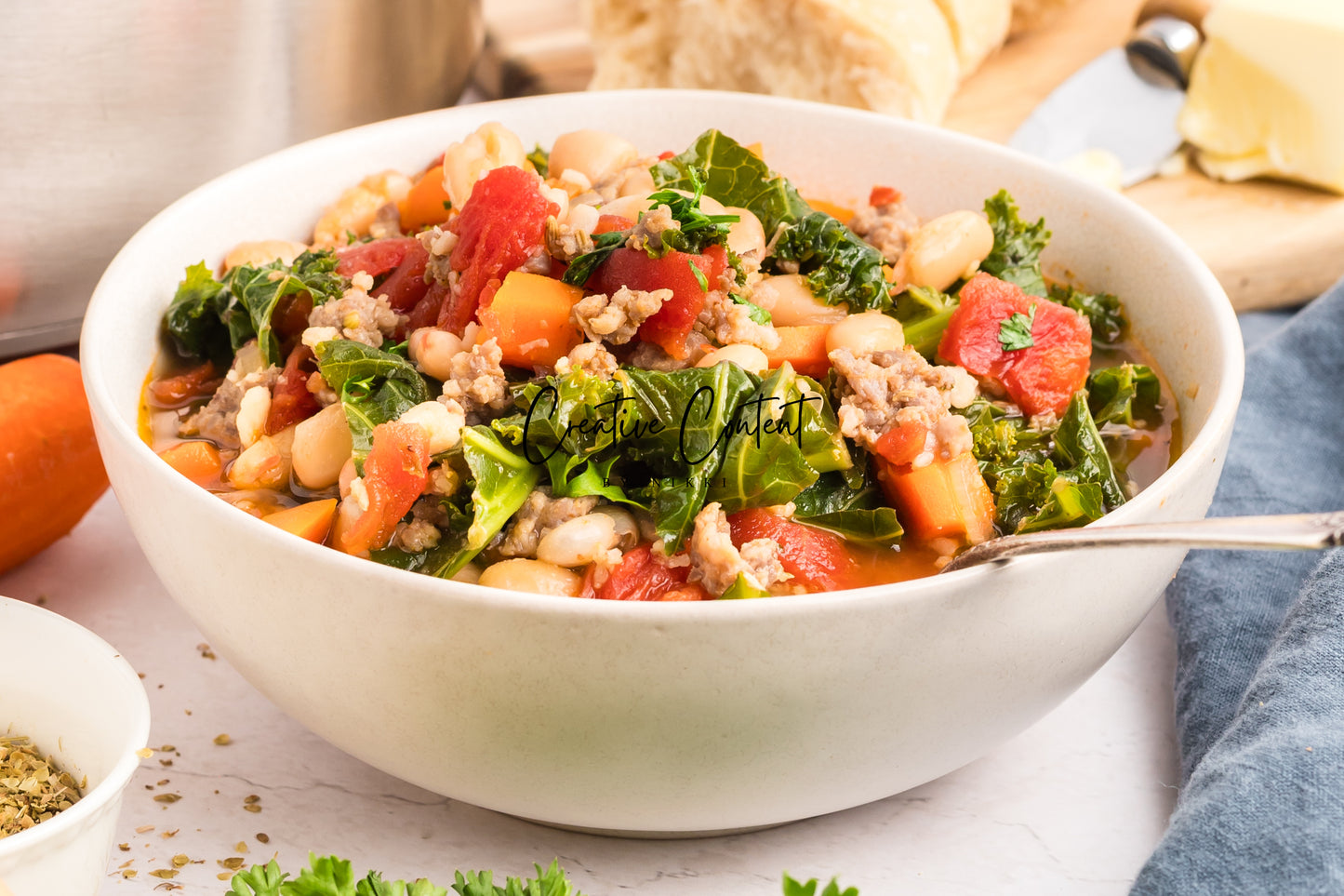 Kale and White Bean Sausage Soup - Exclusive