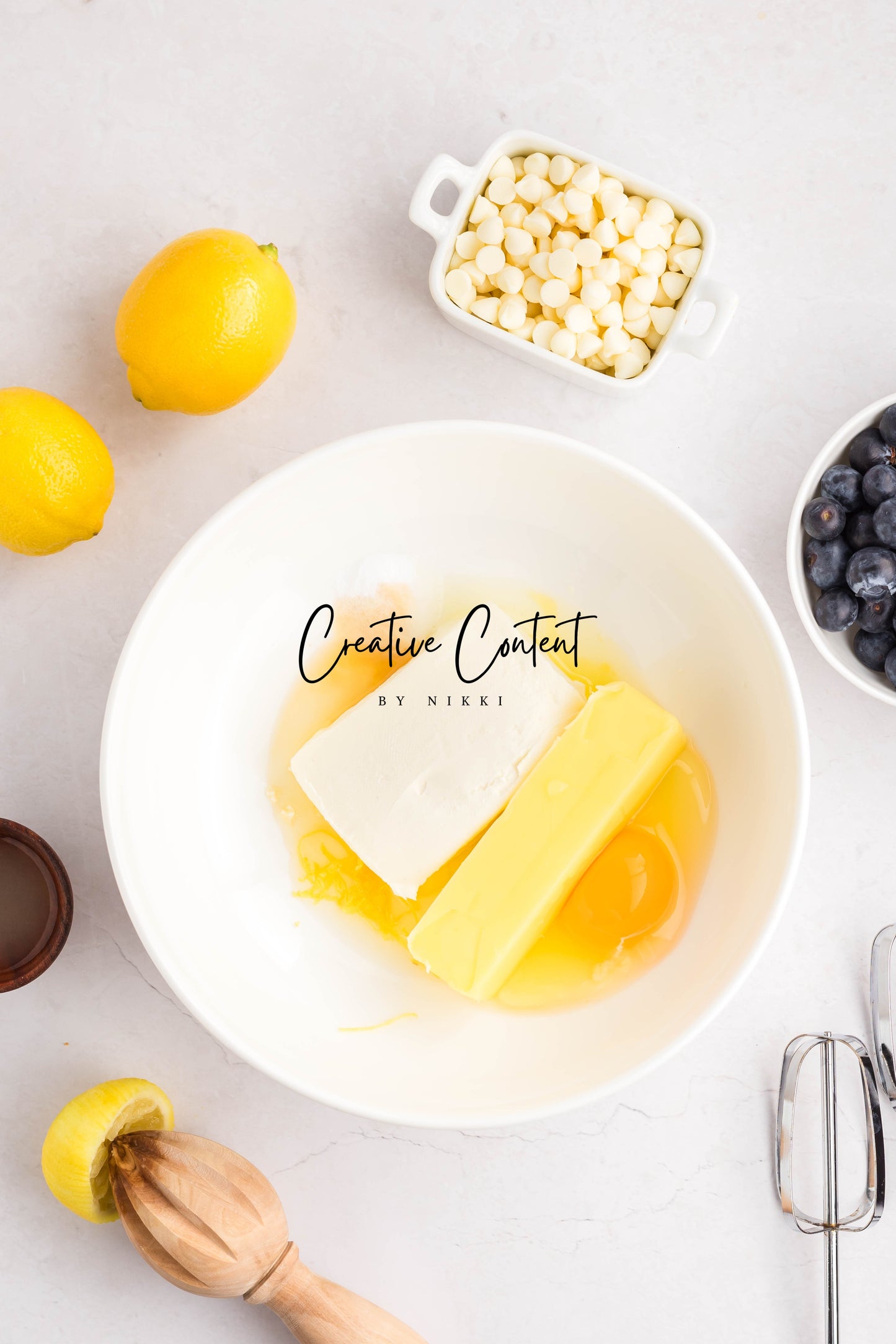 Lemon Blueberry Cake Cookies With A Lemon Glaze - Set 2 of 2