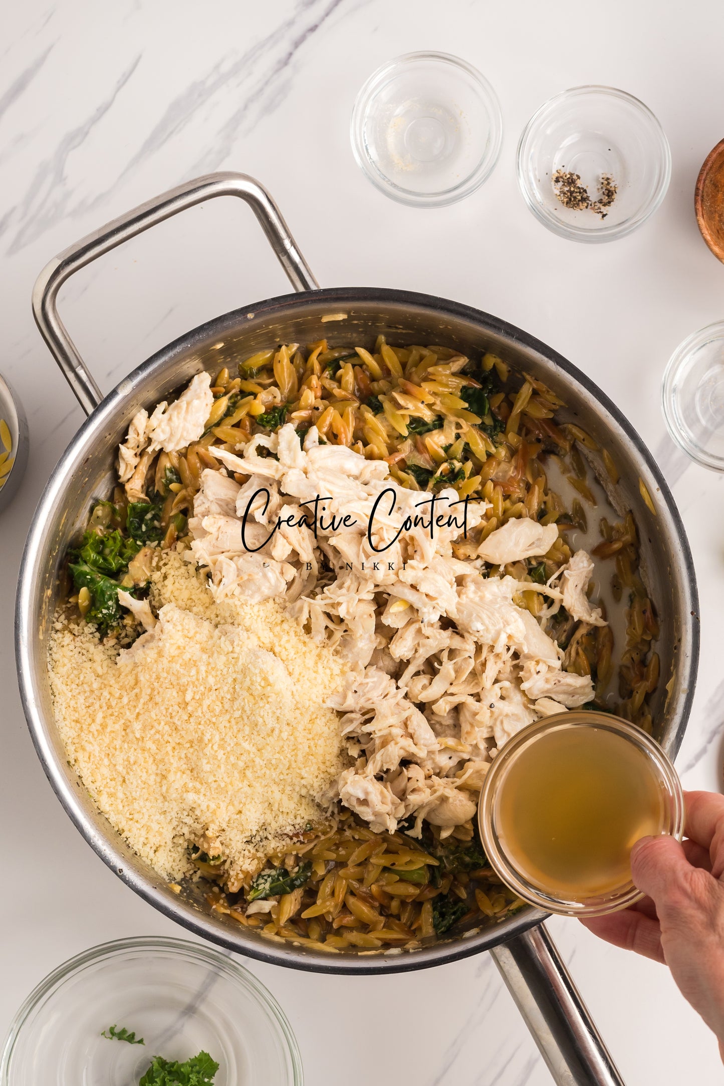 Lemon Chicken Orzo Pasta - Set 1 of 2