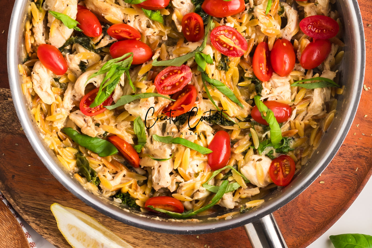 Lemon Chicken Orzo Pasta - Set 1 of 2