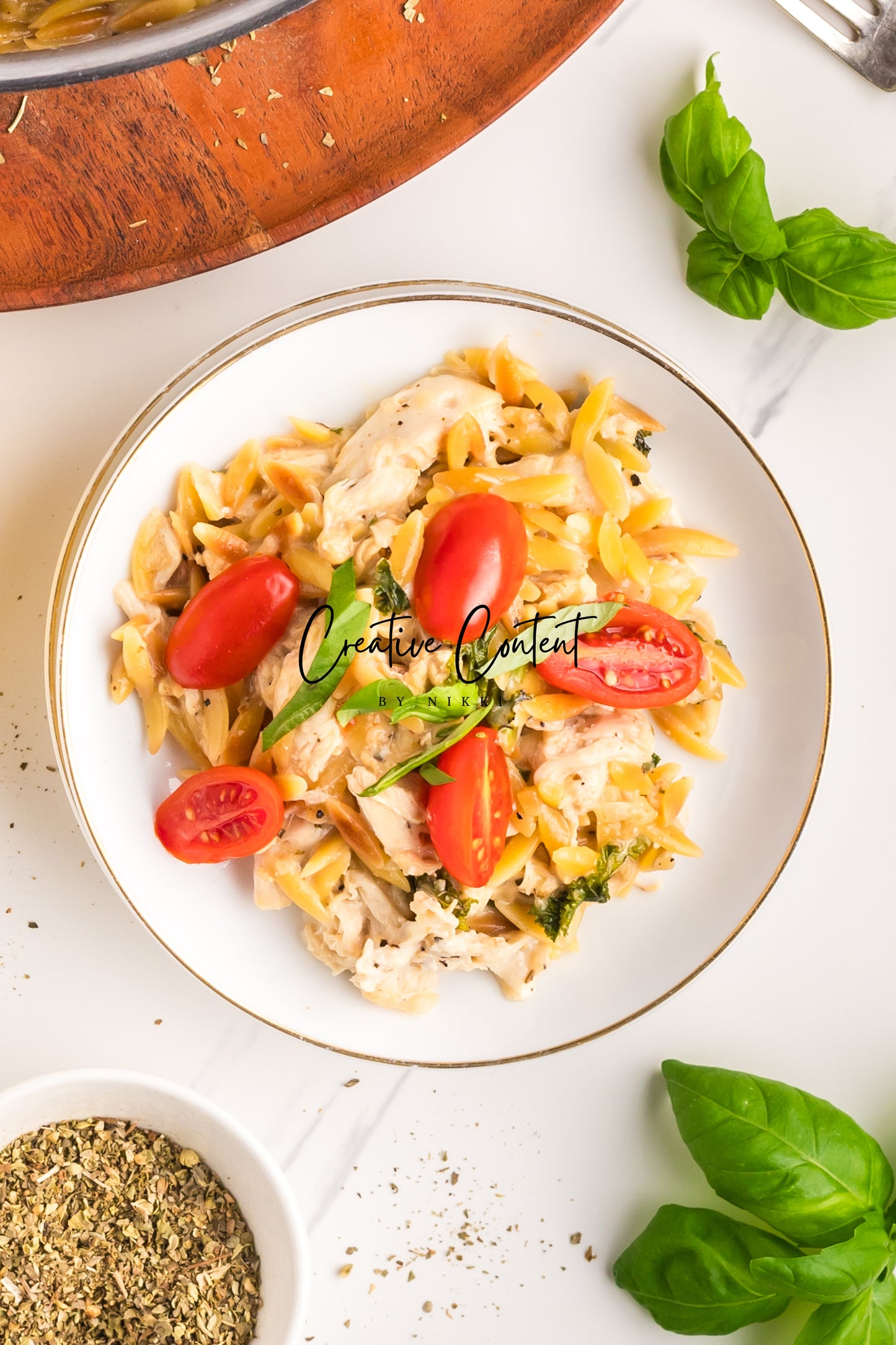 Lemon Chicken Orzo Pasta - Set 1 of 2