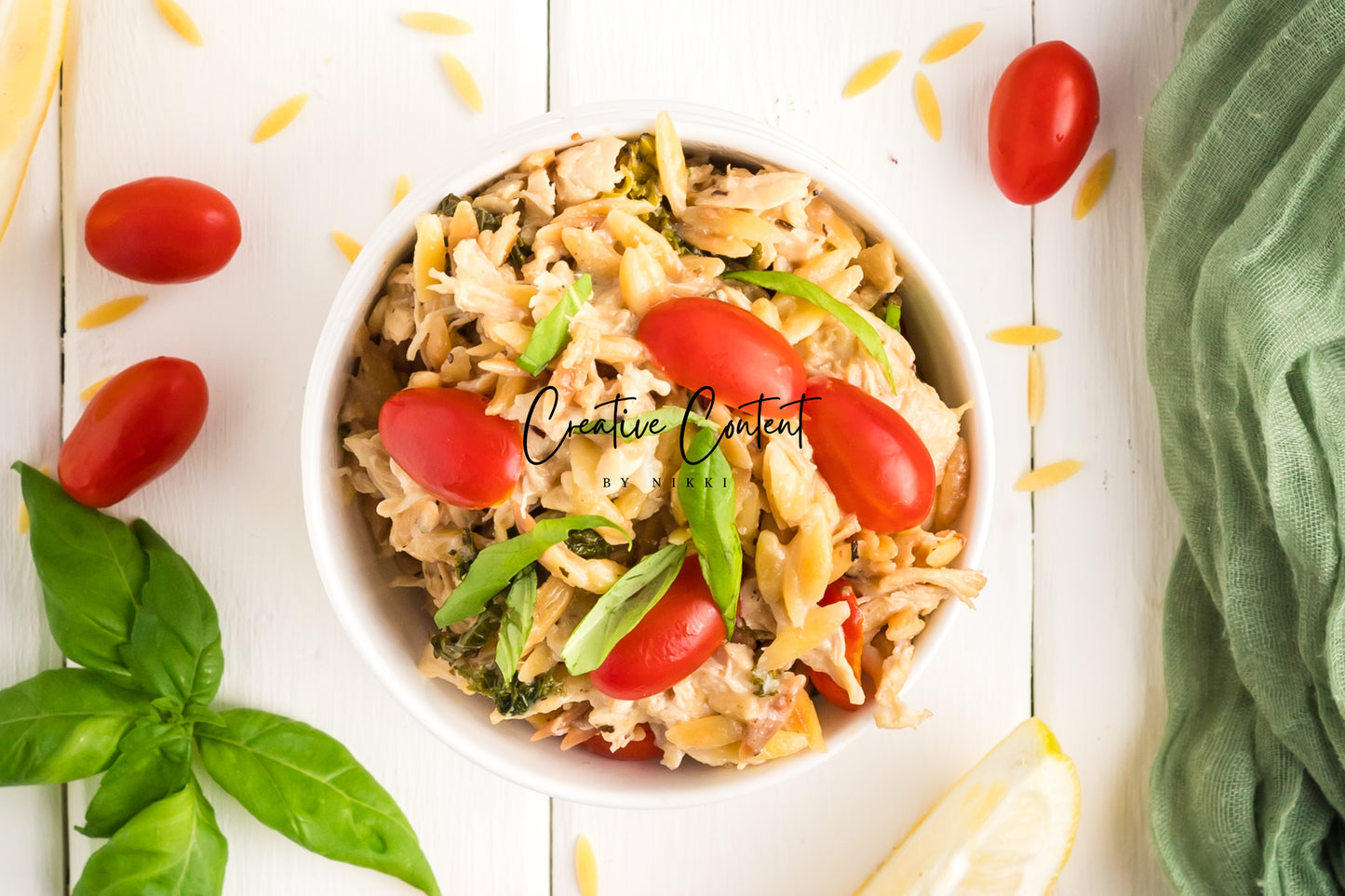 Lemon Chicken Orzo Pasta - Set 2 of 2