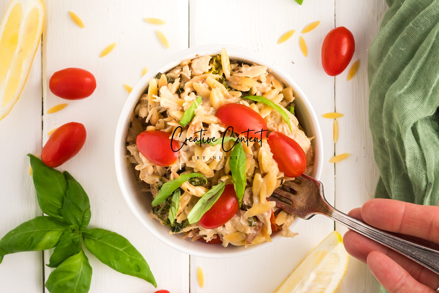 Lemon Chicken Orzo Pasta - Set 2 of 2