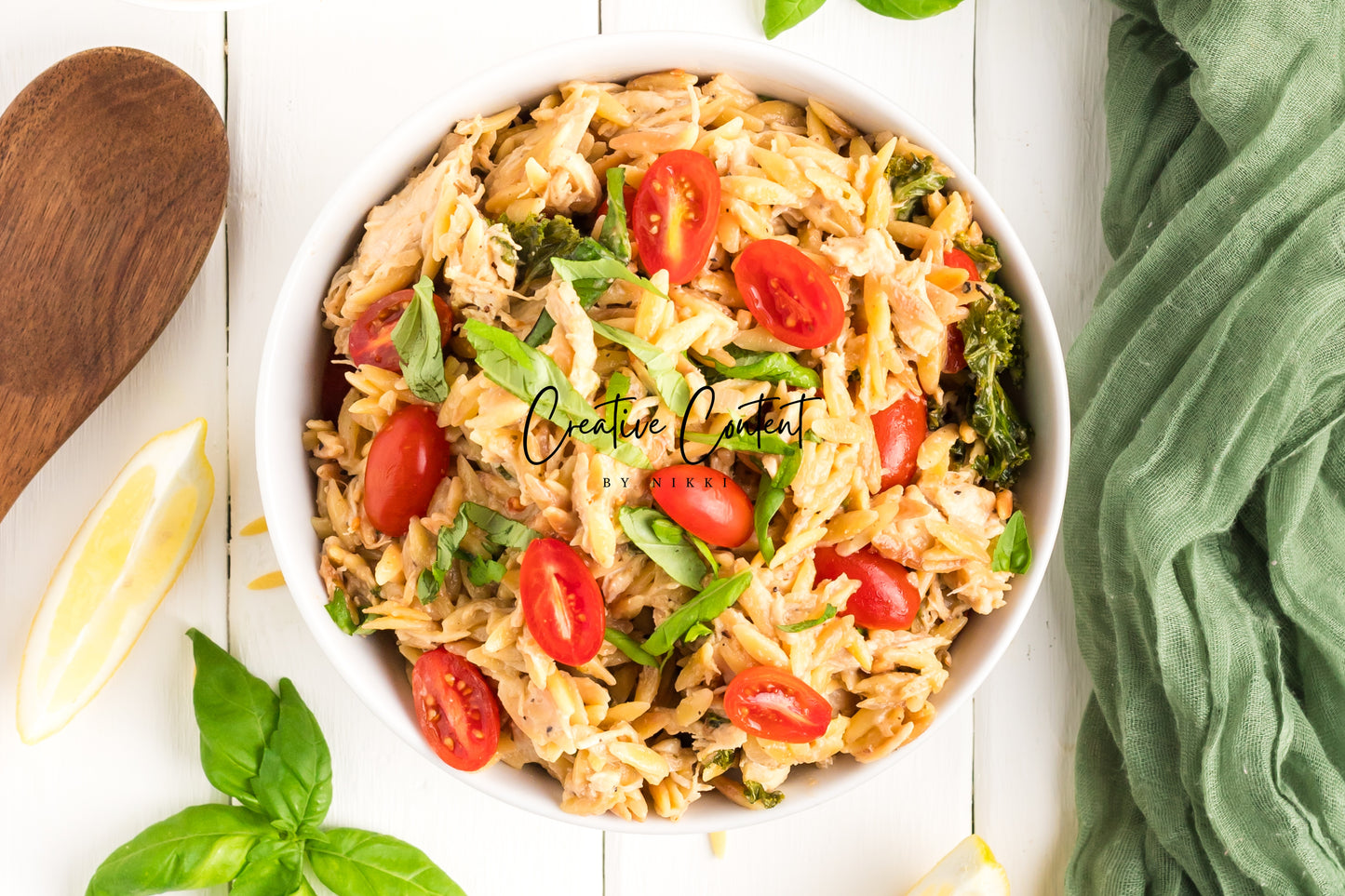 Lemon Chicken Orzo Pasta - Set 2 of 2
