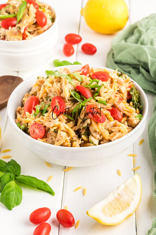 Lemon Chicken Orzo Pasta - Set 2 of 2