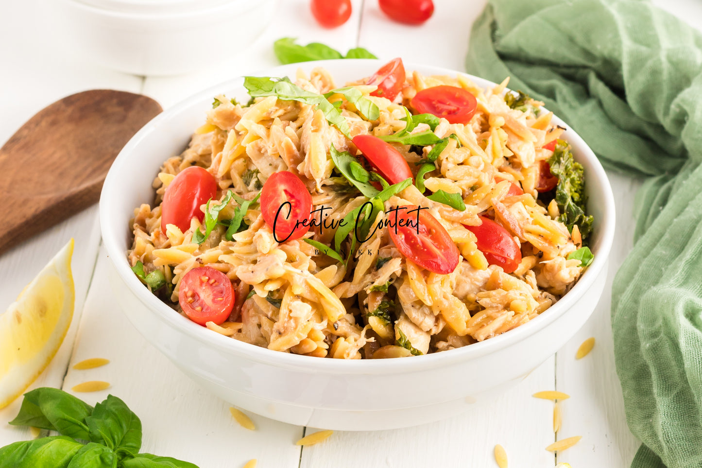 Lemon Chicken Orzo Pasta - Set 2 of 2