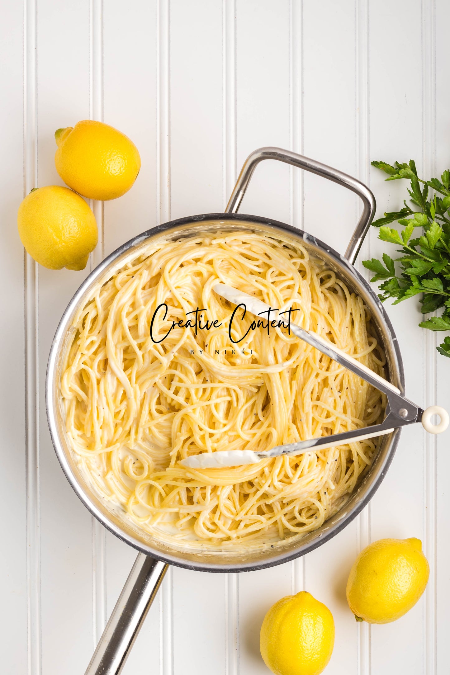 Lemon Cream Spaghetti - Set 1 of 2