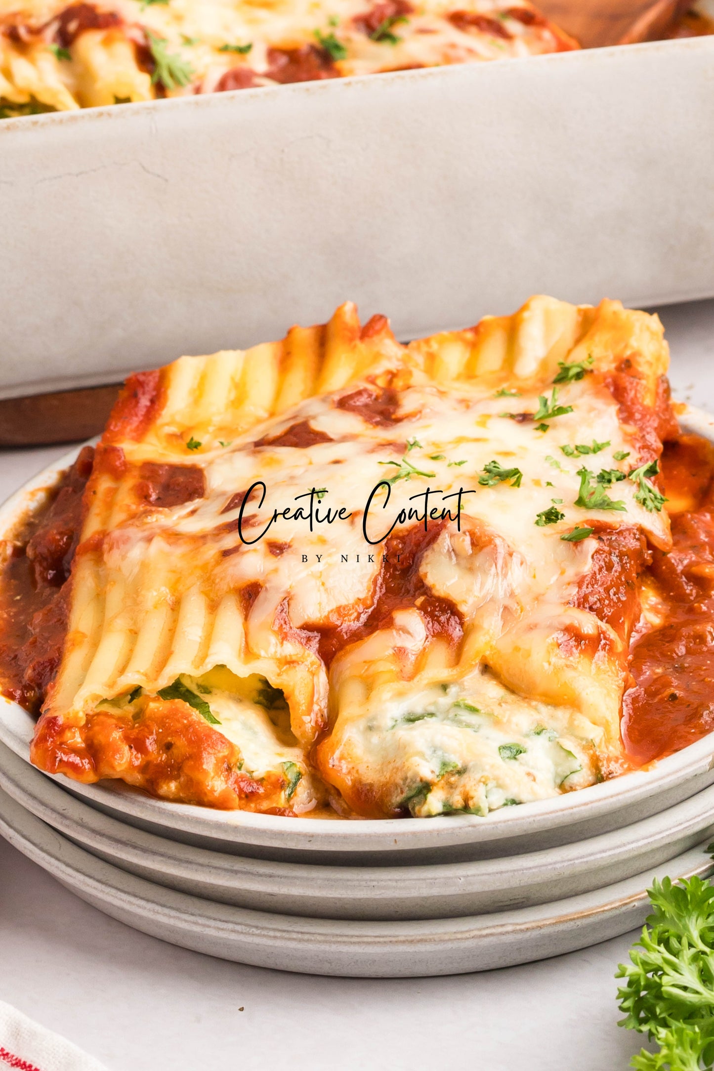 Manicotti - Set 1 of 2
