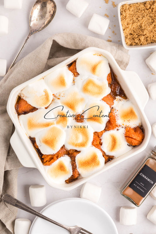 Marshmallow Topped Sweet Potatoes - Exclusive